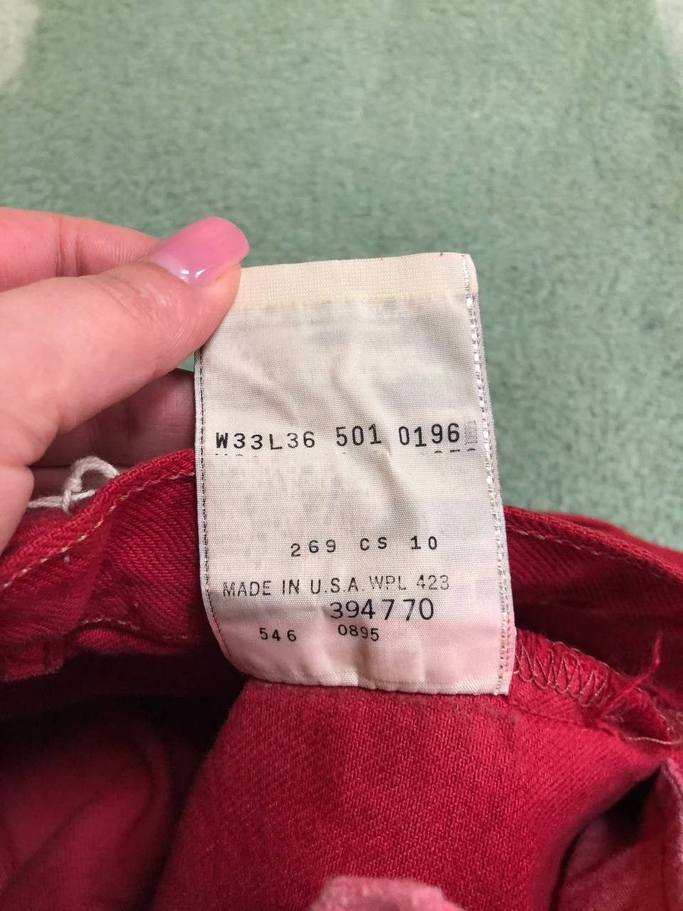 Levi's Levi's 501 Jeans Light Wash Made in USA Vintage Straight Size US 33 - 2 Thumbnail