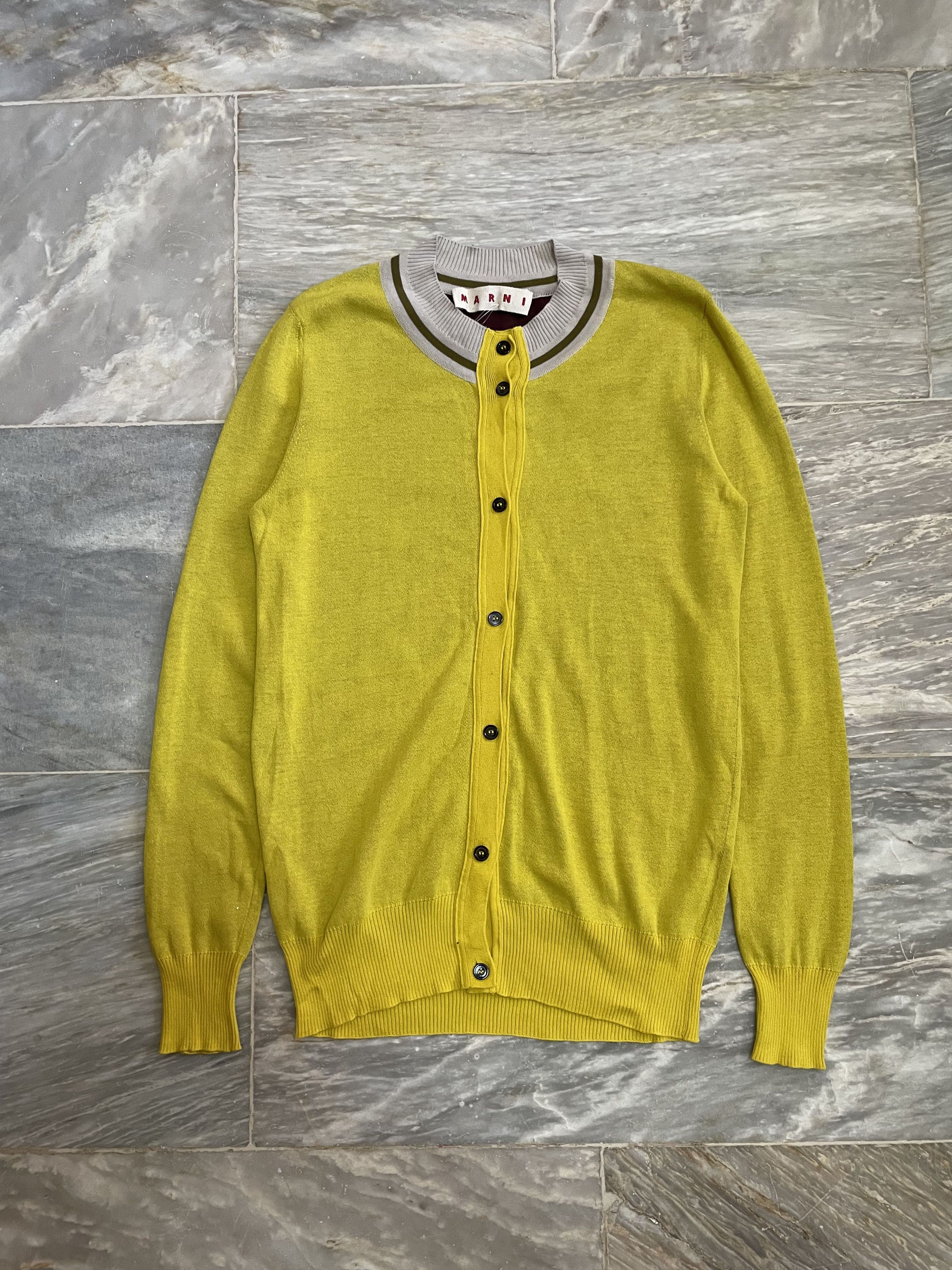 Marni Marni Yellow Cardigan Size ONE SIZE - 1 Thumbnail