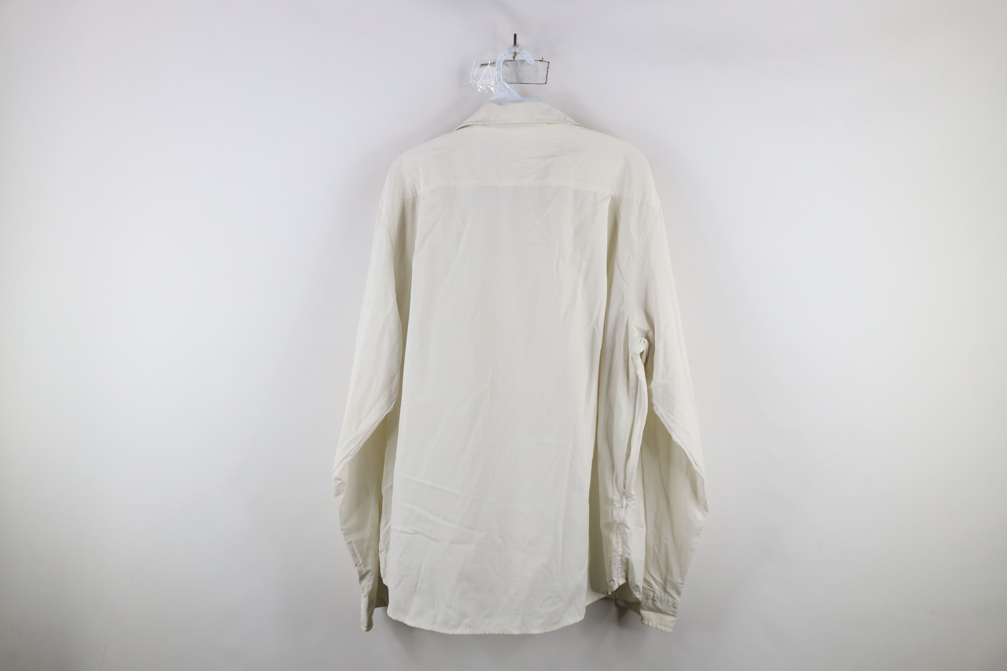 Merrell × Vintage Merrell Optiwick Collared Hiking Trail Button Shirt Lt Gray Size US XL / EU 56 / 4 - 13 Thumbnail