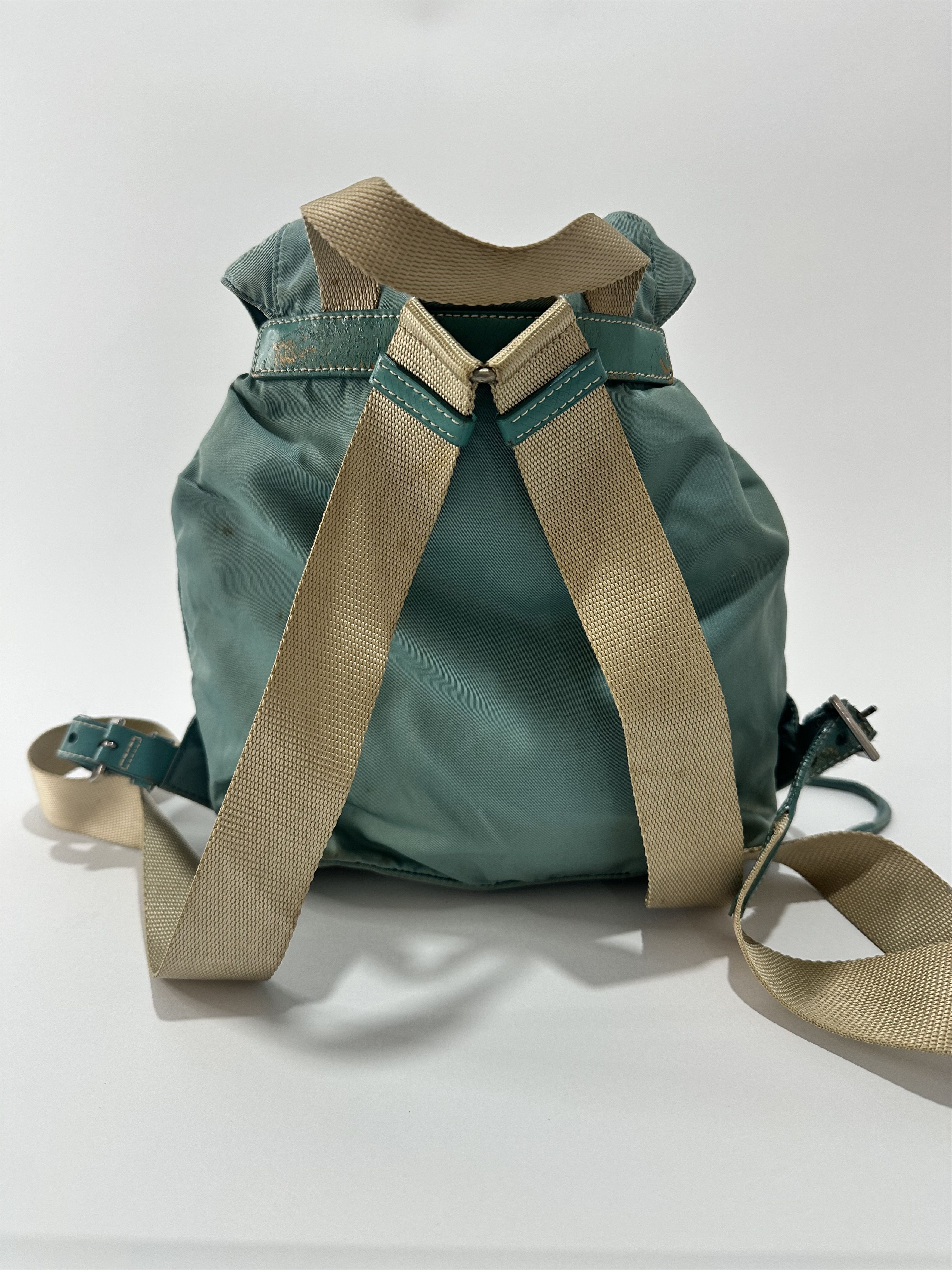Prada PRADA Nylon Vela Backpack Blue Size ONE SIZE - 3 Thumbnail