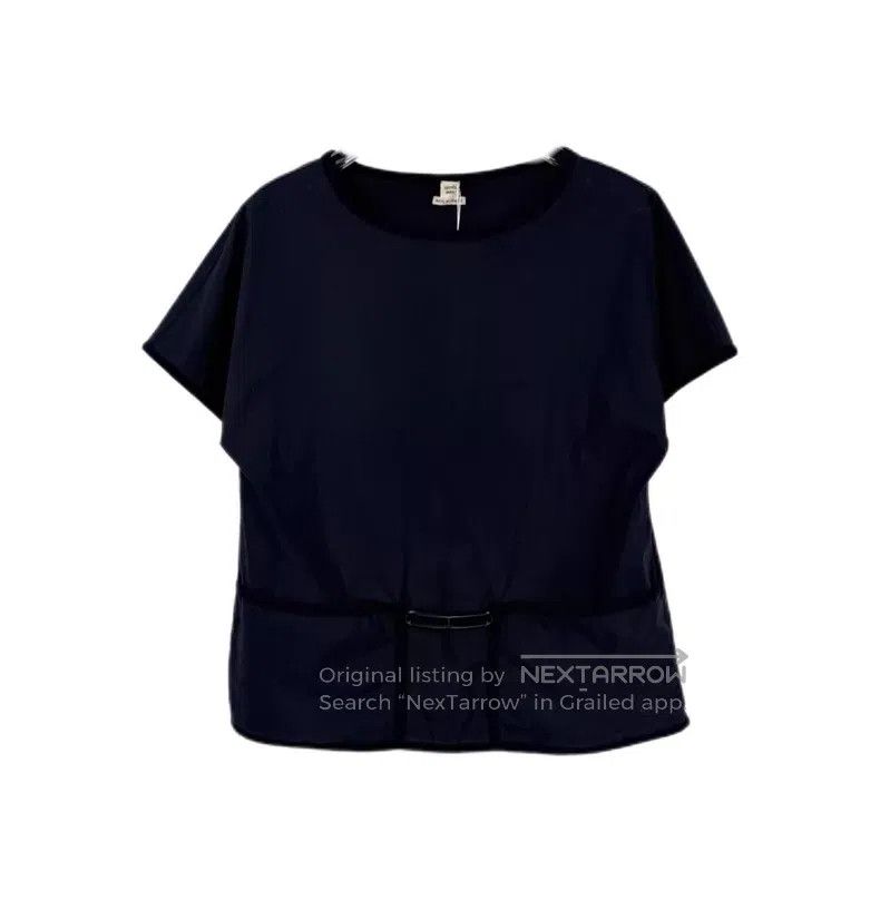 Hermes Hermes Navy Blue Classic Logo Pig Nose Accessories Short S Size XXS / US 00 / IT 34 - 1 Thumbnail