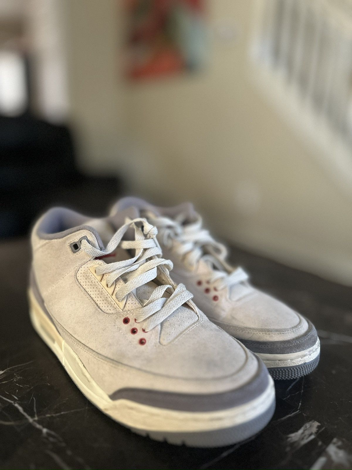 Jordan Brand Jordan 3 Muslin 10.5 Size US 10.5 / EU 43-44 - 7 Thumbnail
