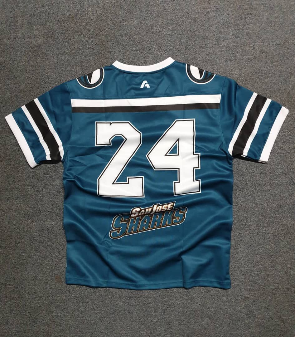Japanese Brand Sharks by amigo 280 gsm jersey Size US M / EU 48-50 / 2 - 5 Thumbnail