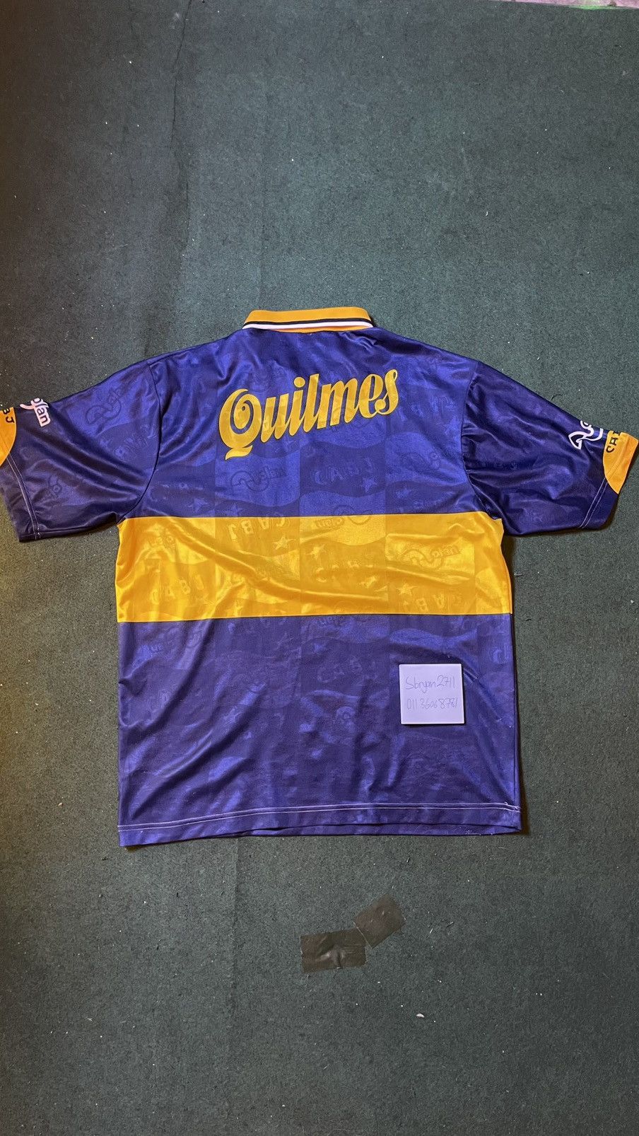 Other 1995 Boca Juniors Home Jersey Size US L / EU 52-54 / 3 - 5 Thumbnail