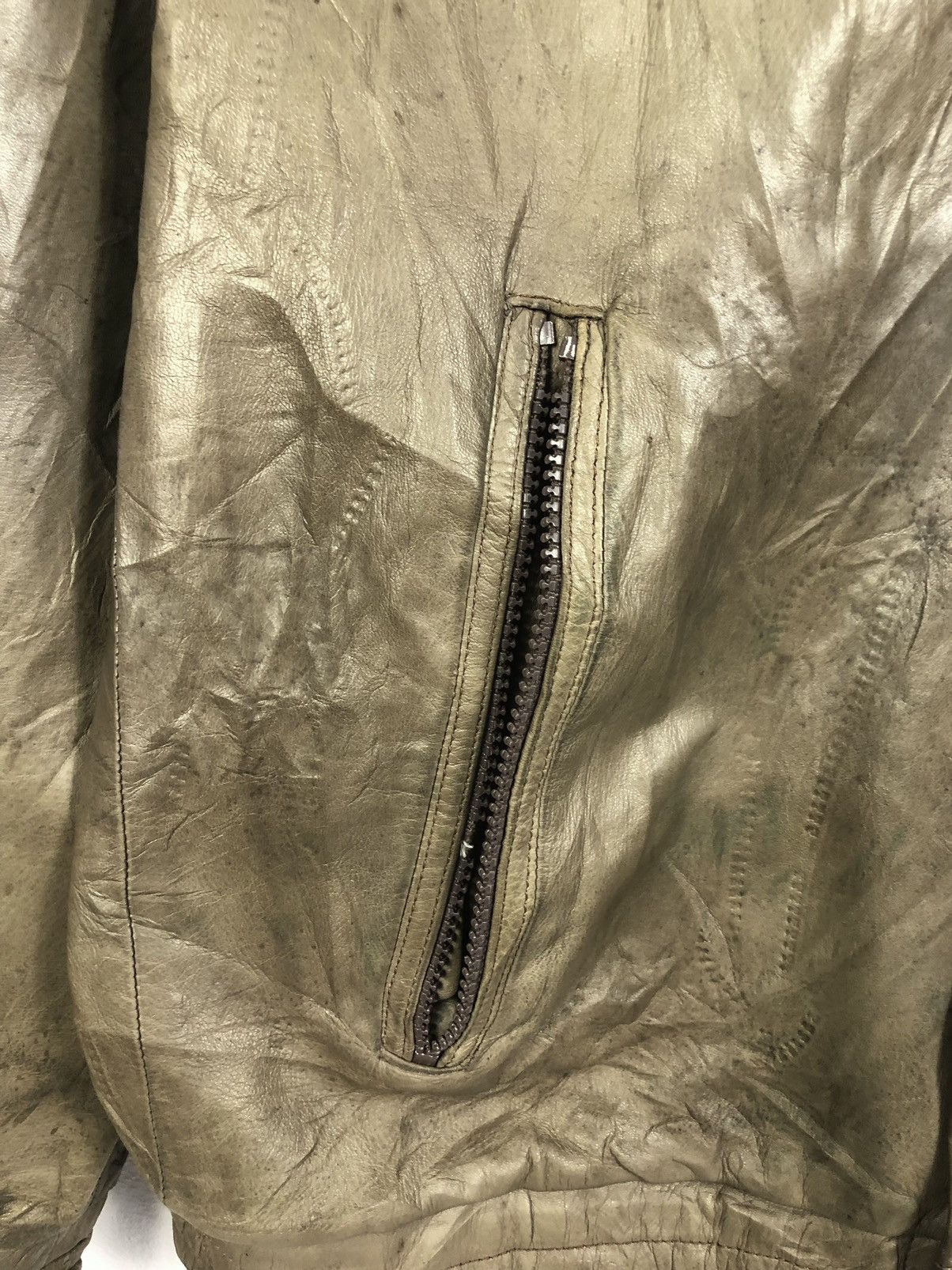 Loewe × Vintage Rare Vintage Loewe Leather Jacket Made in Spain Size US M / EU 48-50 / 2 - 12 Thumbnail