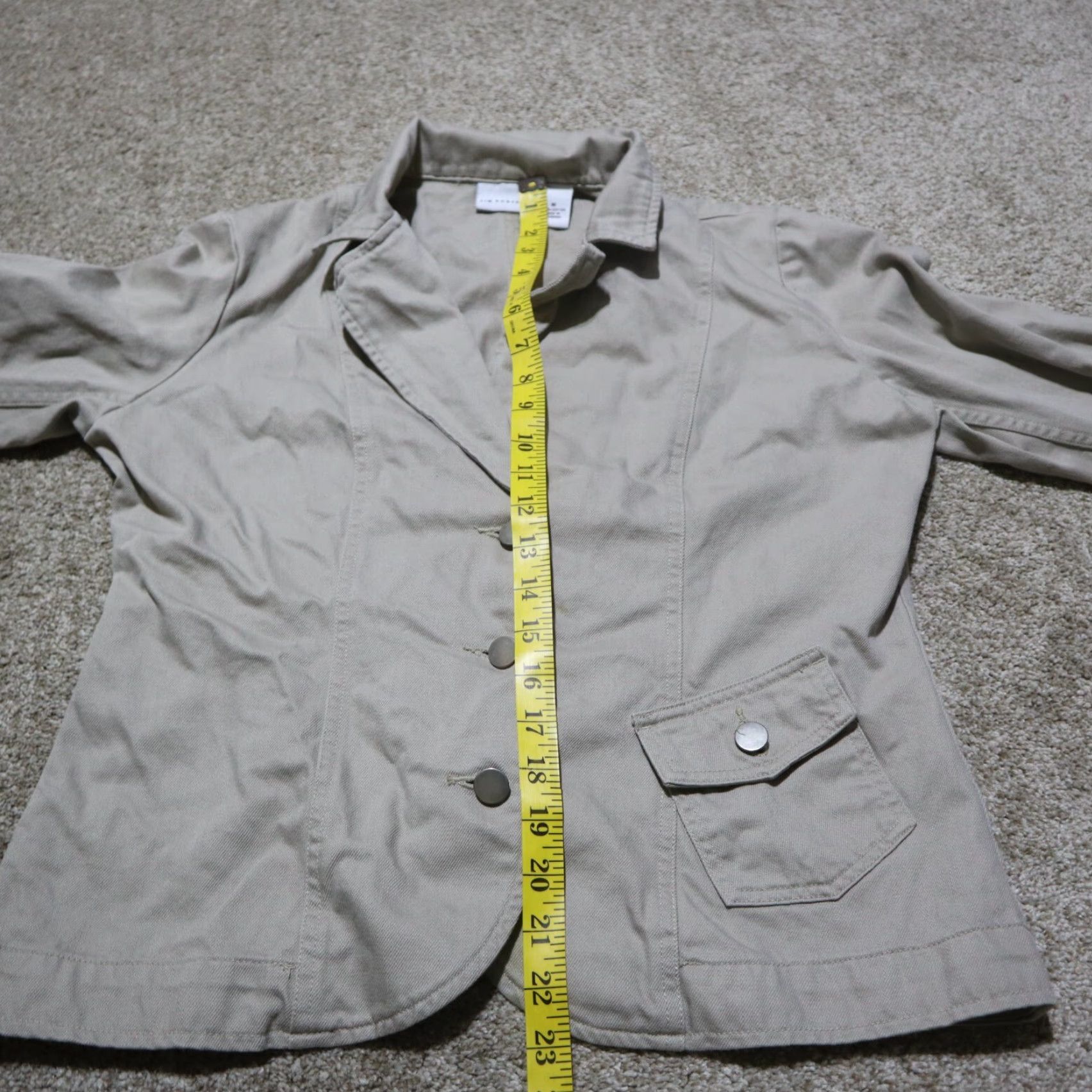 Vintage KIM ROGERS Brown Lightweight Button Jacket Coat Long Sleeve Womens Size M Medium Coat Womens M Brown Lightweight Button Jacket Coat Long Sleeve 90s? Size M / US 6-8 / IT 42-44 - 6 Thumbnail