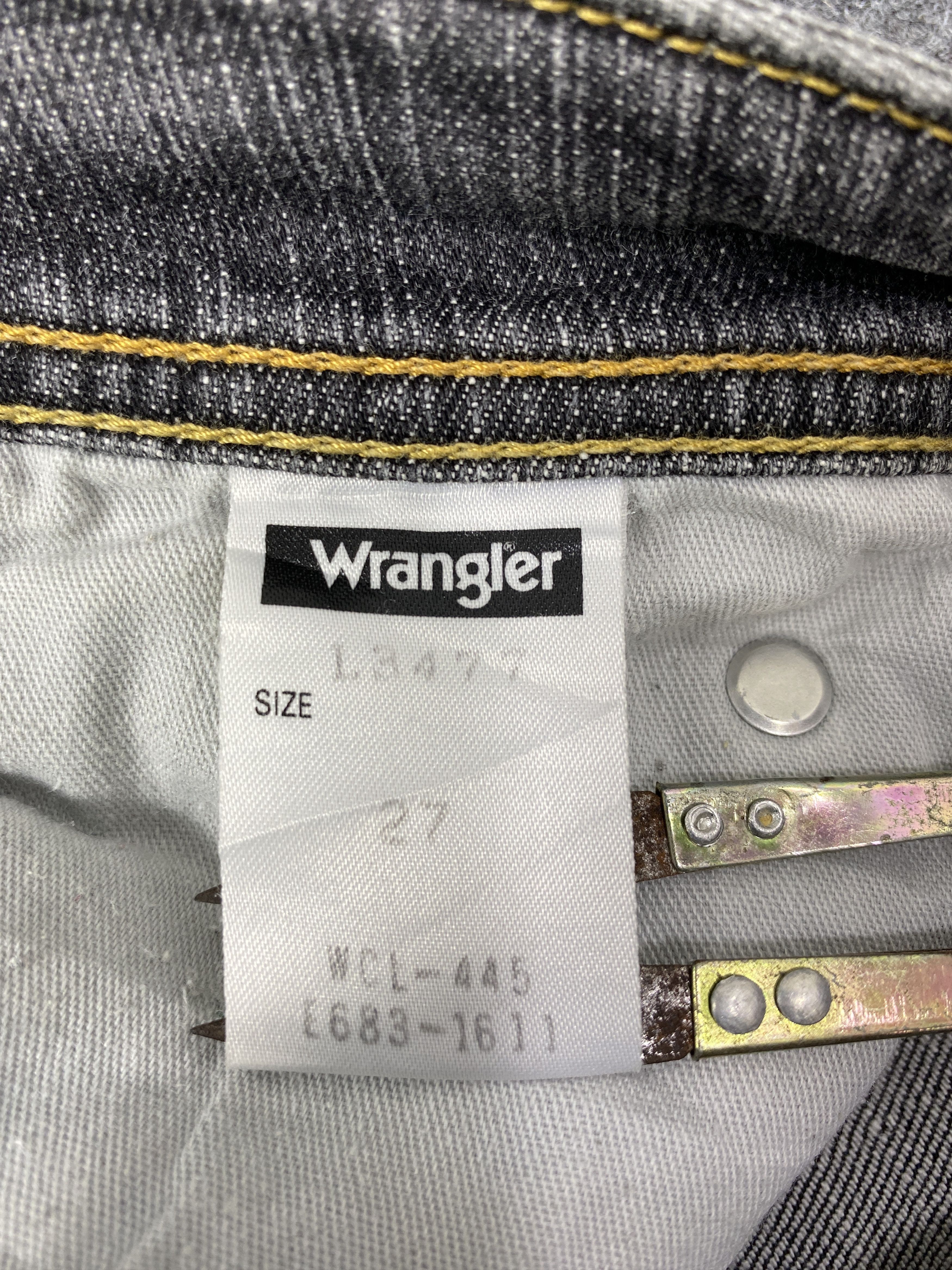 Wrangler Vintage Wrangle Grey Wash Flare Jeans - J985 Size 26" / US 2 / IT 38 - 10 Thumbnail