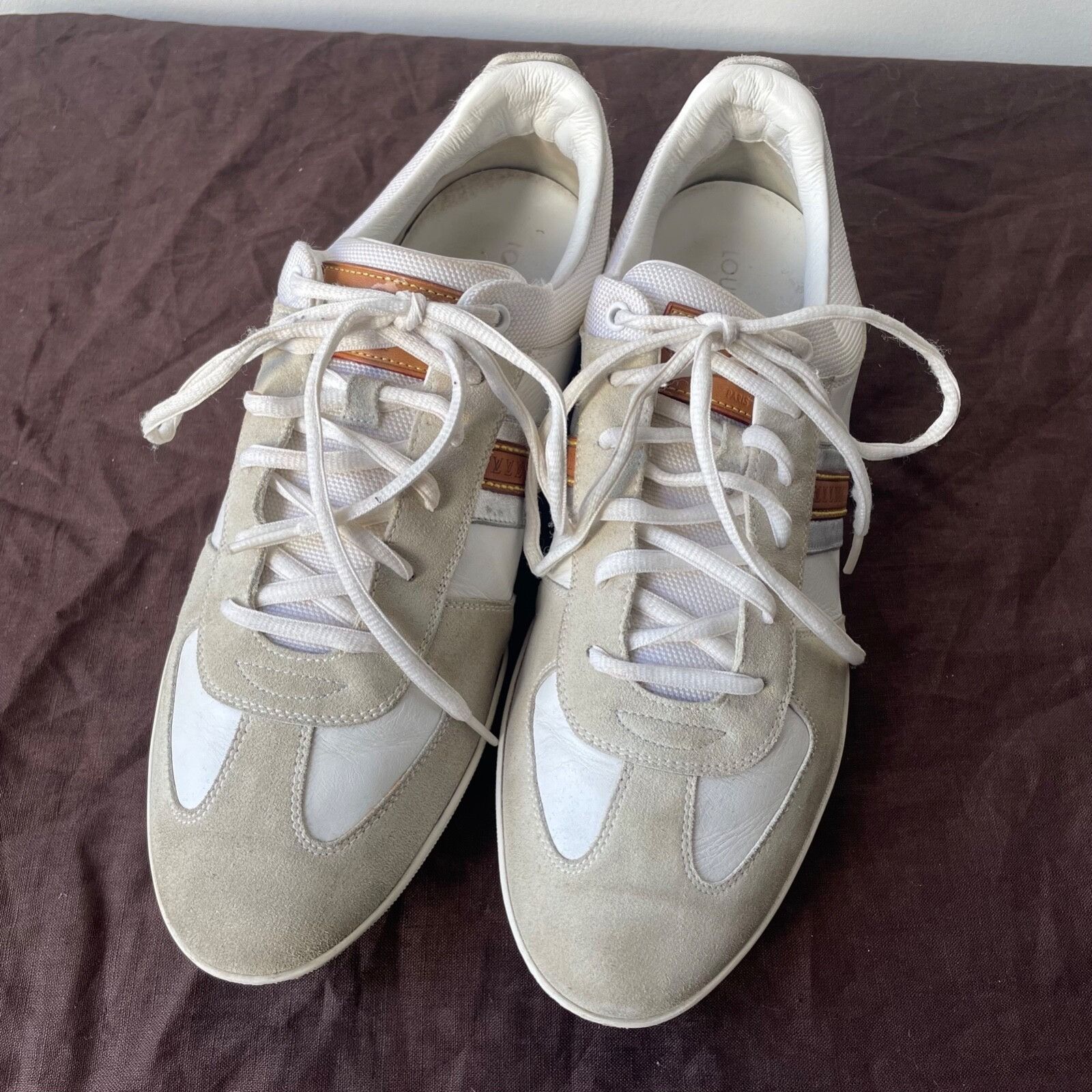 Louis Vuitton Louis Vuitton Leather Sneakers 8950AC Size US 9 / EU 42 - 5 Thumbnail