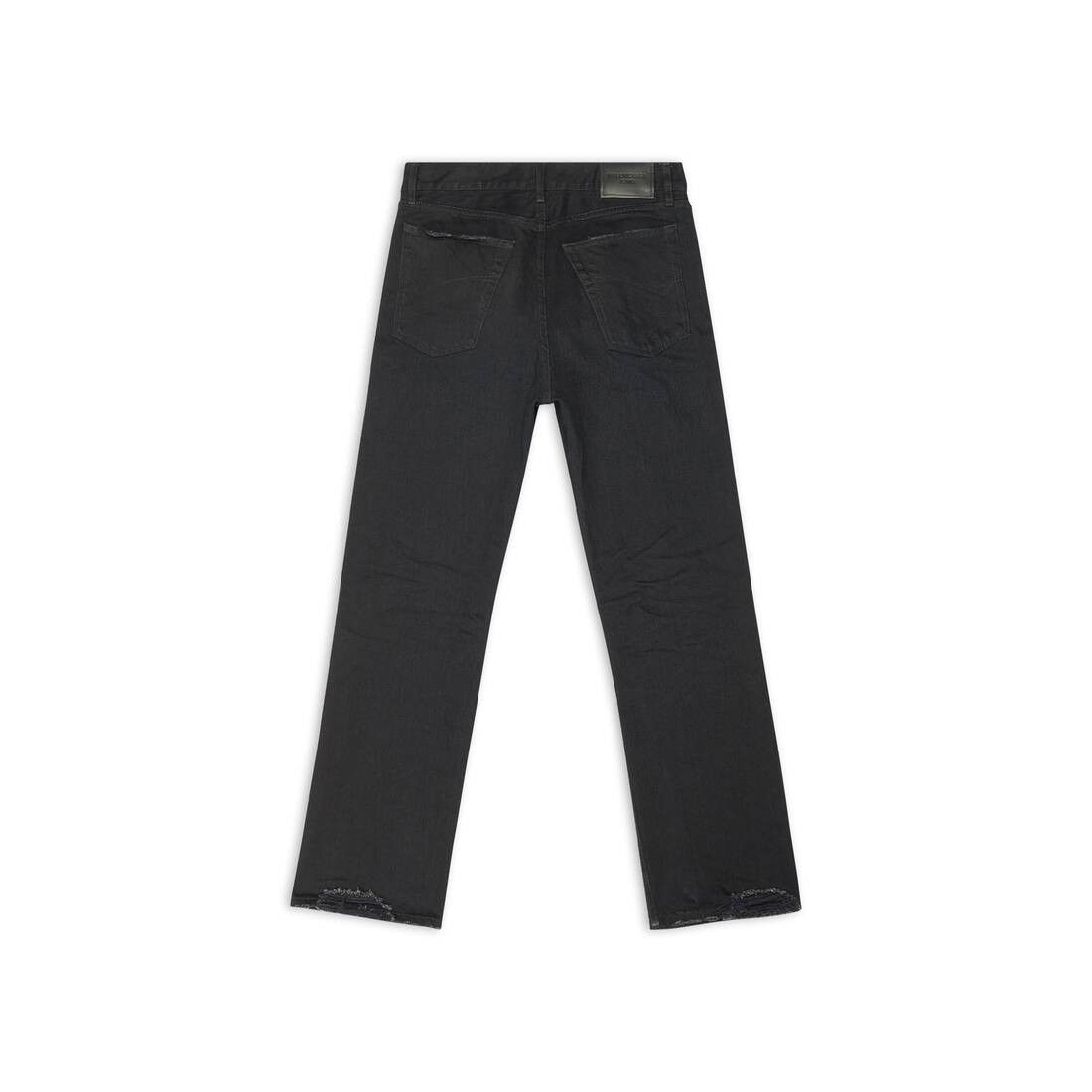 Balenciaga o1mt1gz1024 Slim Fit Denim Pants in Black Size US 28 / EU 44 - 2 Thumbnail