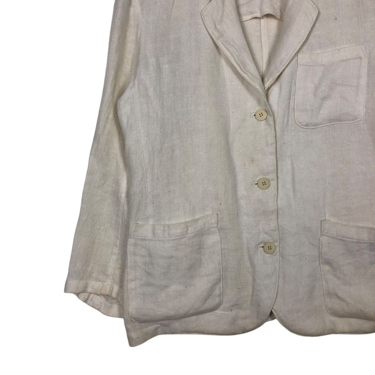 Yohji Yamamoto 🔥VINTAGE Y’S YOHJI YAMAMOTO SACKCLOTH DOUBLE BREAST Size US M / EU 48-50 / 2 - 6 Thumbnail