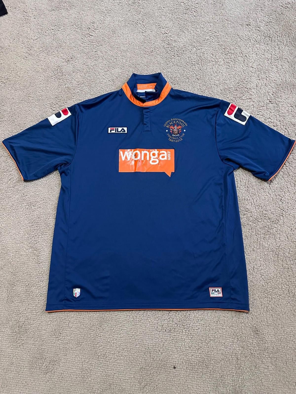 Fila BLACKPOOL 2012/2013 THIRD FOOTBALL SHIRT JERSEY FILA Size ONE SIZE - 1 Thumbnail