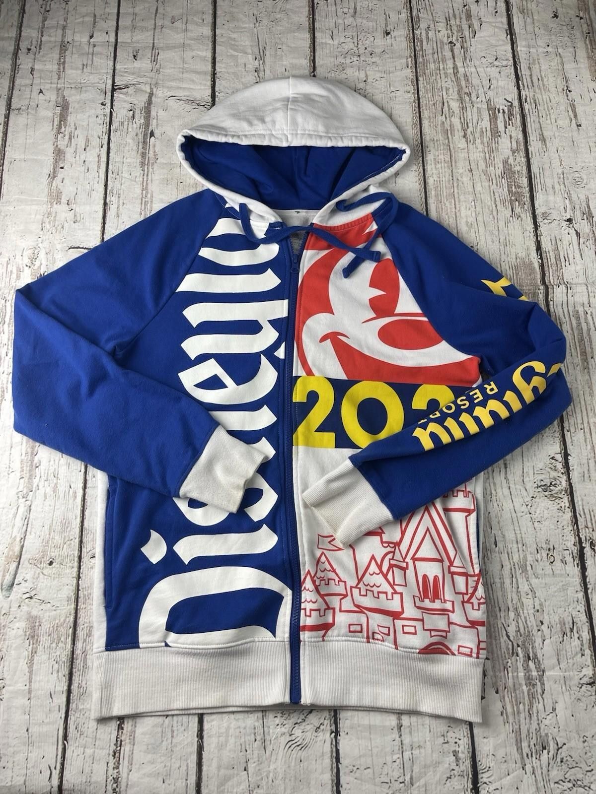 Other Walt Disney World Park 2021 Full Zip Hoodie Sweatshirt Large Size ONE SIZE - 1 Thumbnail