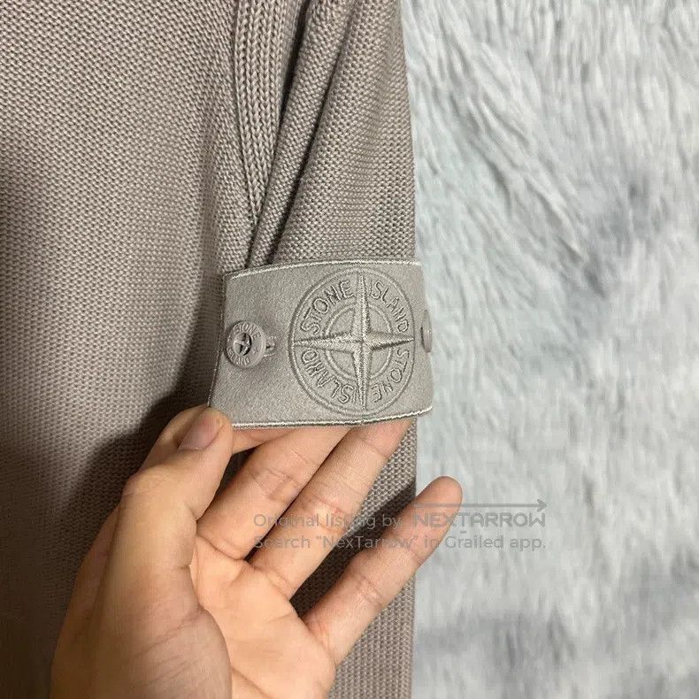 Stone Island Stone Island Phantom Series Cashmere Blend Knit Jacket Dus Size US M / EU 48-50 / 2 - 3 Thumbnail
