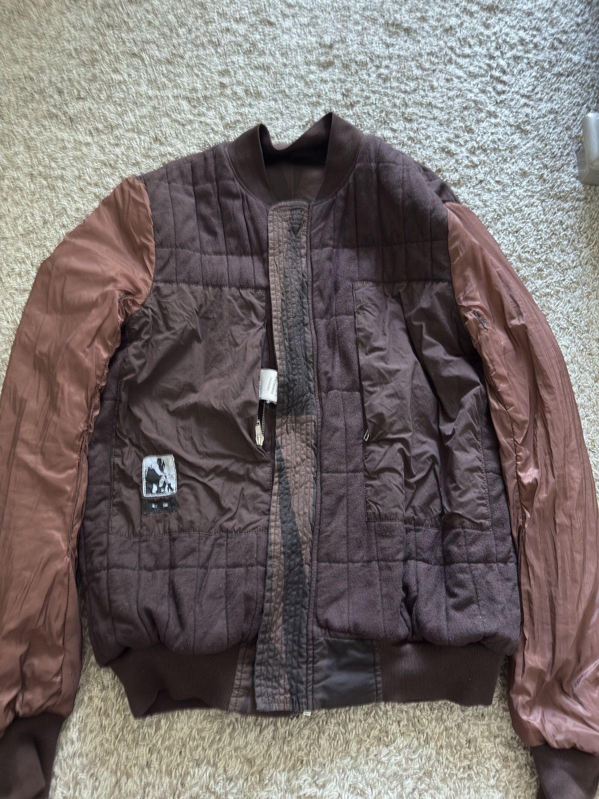Rick Owens FW14 Blood Camp Geometric Palm Bomber Size US S / EU 44-46 / 1 - 15 Thumbnail