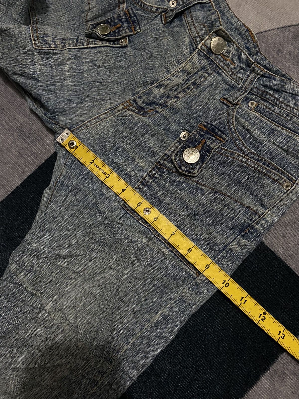 Japanese Brand ARMY OF NO FLARE BOOT CUT DENIM PANTS Size US 27 - 12 Thumbnail
