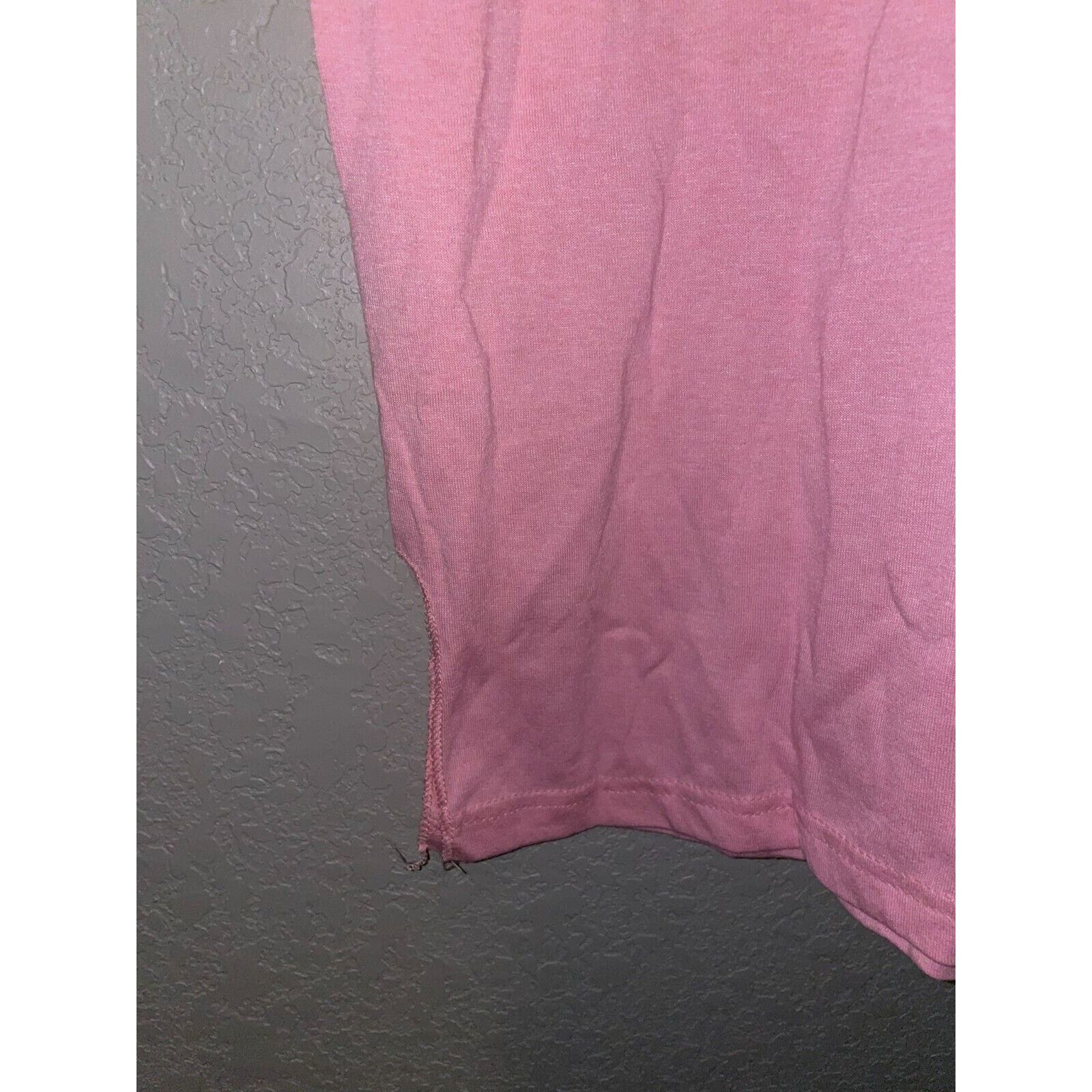 Jerzees 1980s Women's Jerzees Pink Sleeper Sleep Shirt 80s Women OS Size L / US 10 / IT 46 - 10 Thumbnail