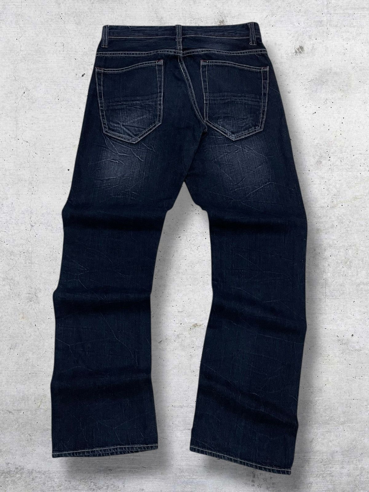 Hysteric Glamour 90S DOUBLE FOCUS JAPAN DESIGNER ‘POEM’ GRUNGE WORDING DENIM Size US 29 - 7 Thumbnail