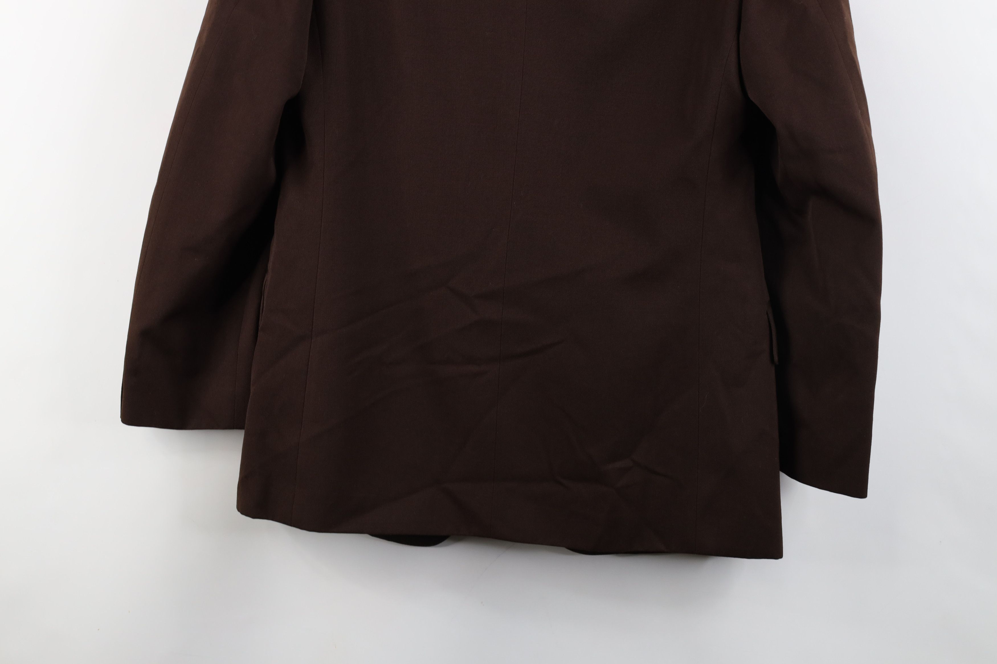 Vintage Deadstock Vintage 50s 60s Streetwear Blazer Jacket Brown Size US L / EU 52-54 / 3 - 15 Thumbnail
