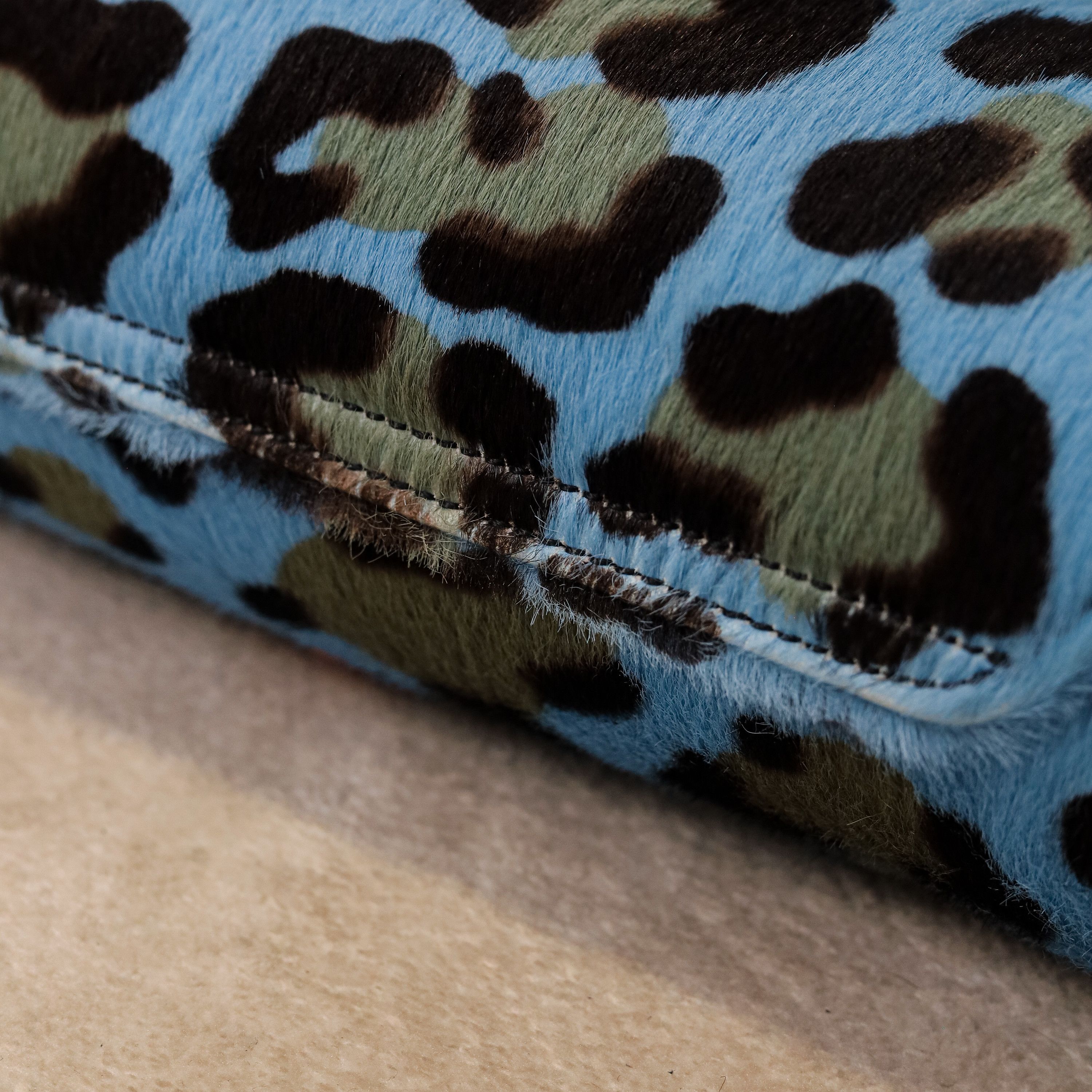 Chrome Hearts CHROME HEARTS Bag Jewelry Roll Lihr Blue Cheetah Size ONE SIZE - 8 Thumbnail