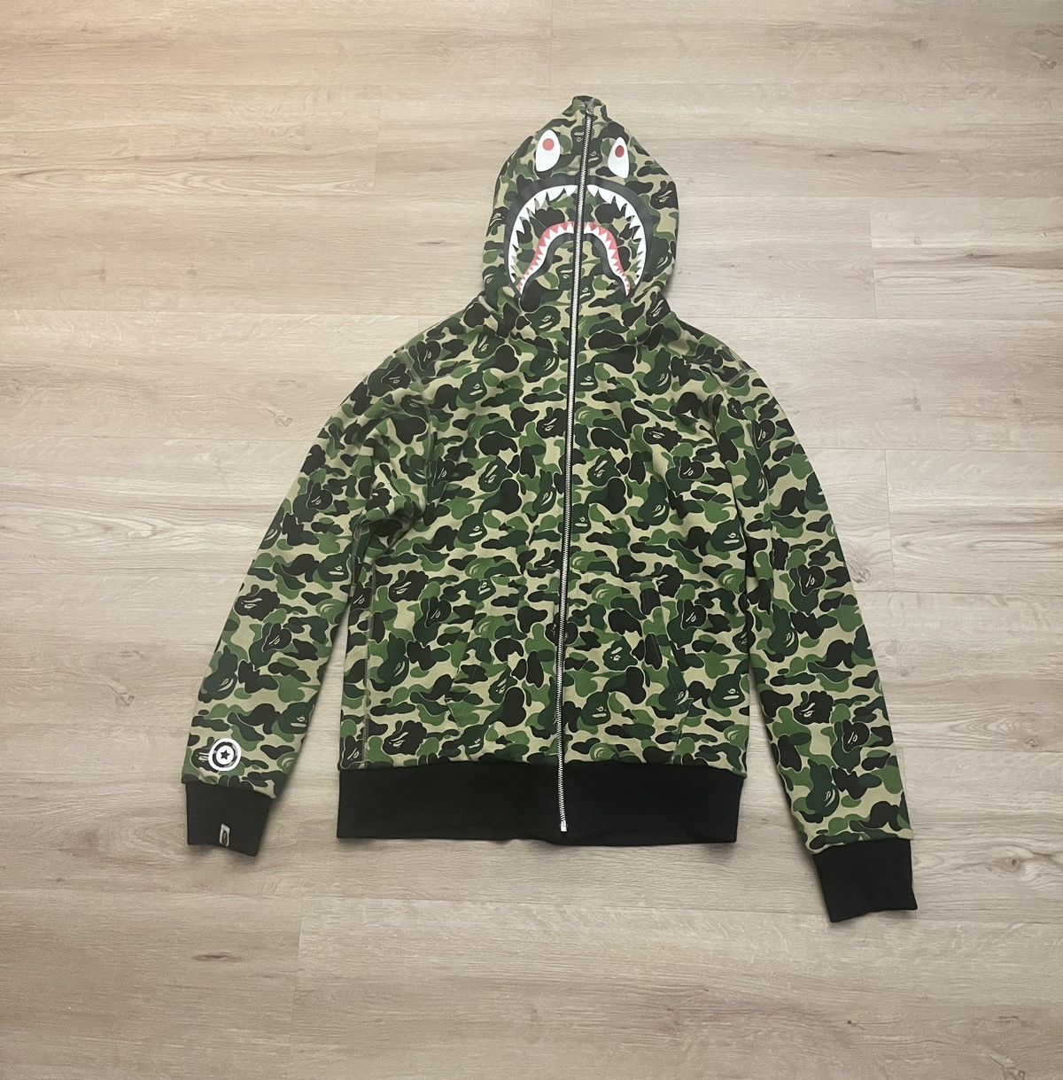 Bape Bape Reversible Shark Hoodie Grailed