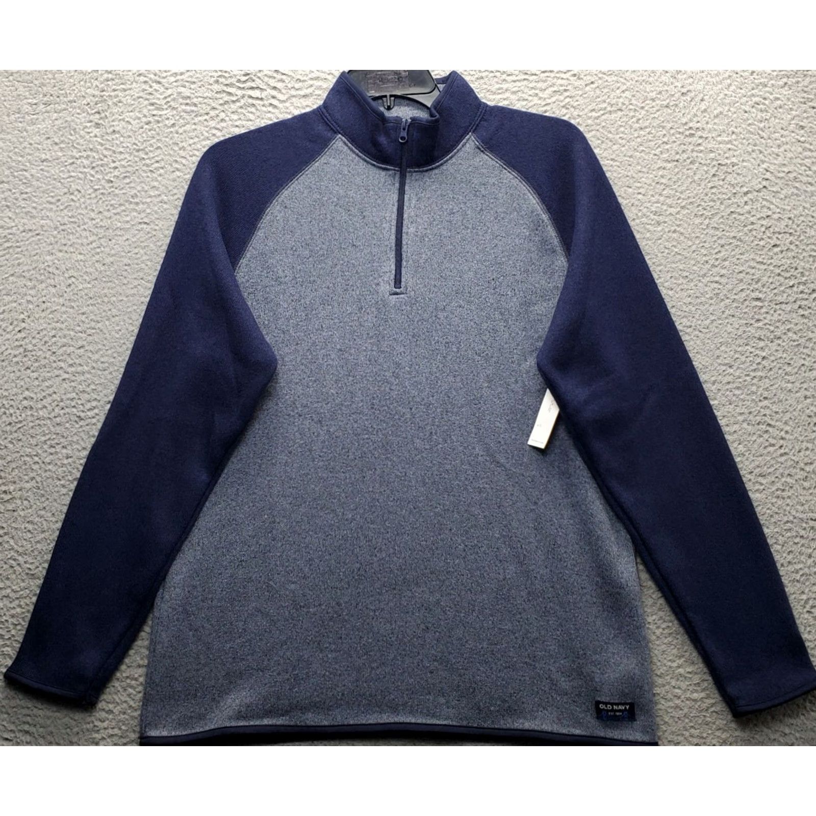 Old Navy Old Navy Mens Sweatshirt L Multicolor Fleece Lined 1/4 Zip Logo Patch Long Sleeve Shirt Size US L / EU 52-54 / 3 - 2 Thumbnail