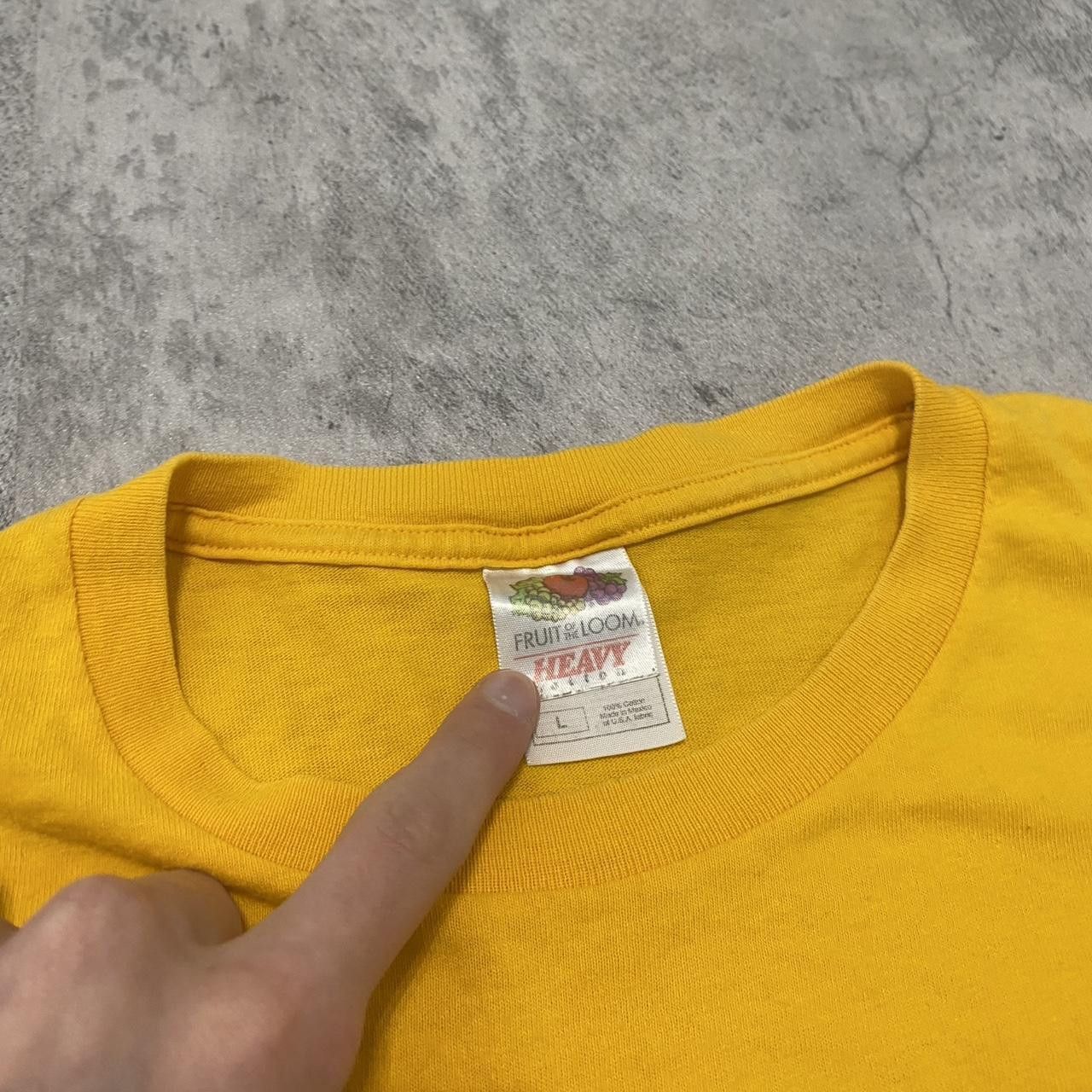 Fruit Of The Loom Yellow Atlas Asphalt & Sons truck tee truckwear Size US L / EU 52-54 / 3 - 5 Thumbnail