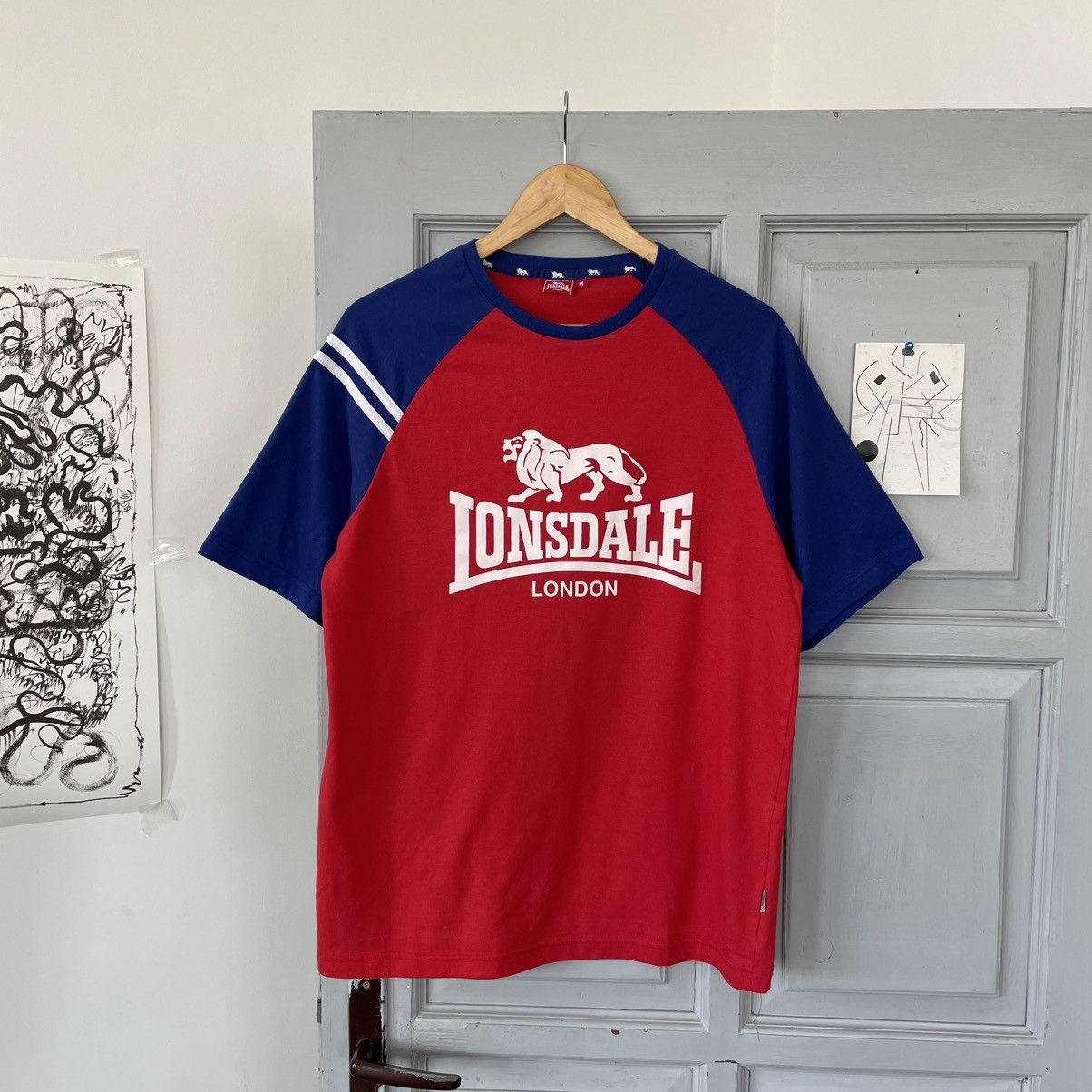 Lonsdale × Vintage Vintage Lonsdale London T-shirt Size M style Y2k Size US M / EU 48-50 / 2 - 2 Thumbnail