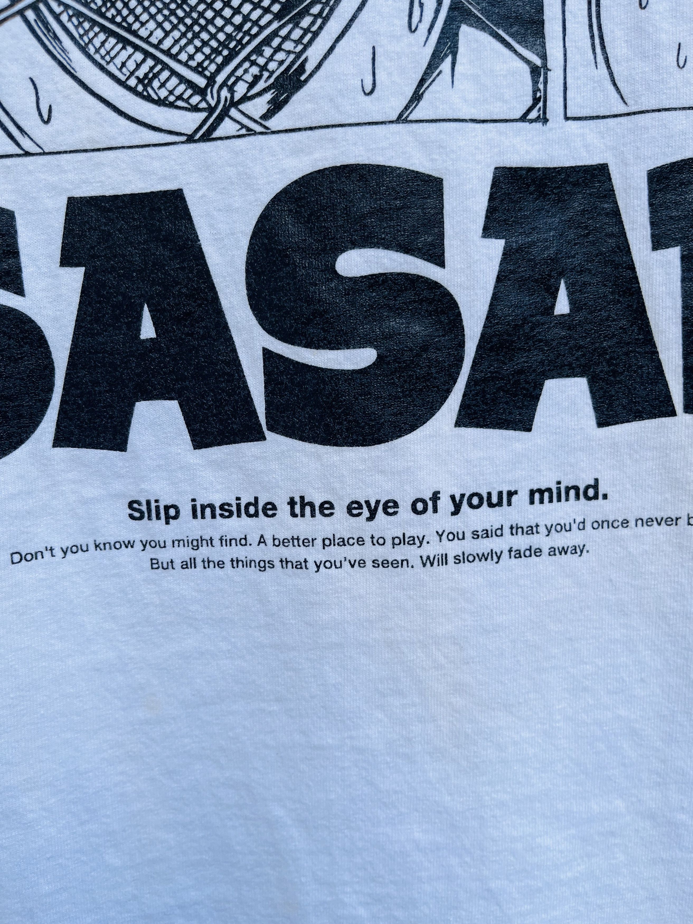 Anime Vintage Sasad Famous Anime Japanese White Shirt Size US L / EU 52-54 / 3 - 7 Thumbnail