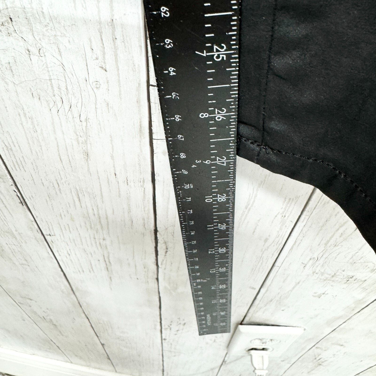 Zara Zara Woman Pants Sz 6 Pleather High Rise Slim Fit Black Zip Size 28" / US 6 / IT 42 - 5 Thumbnail