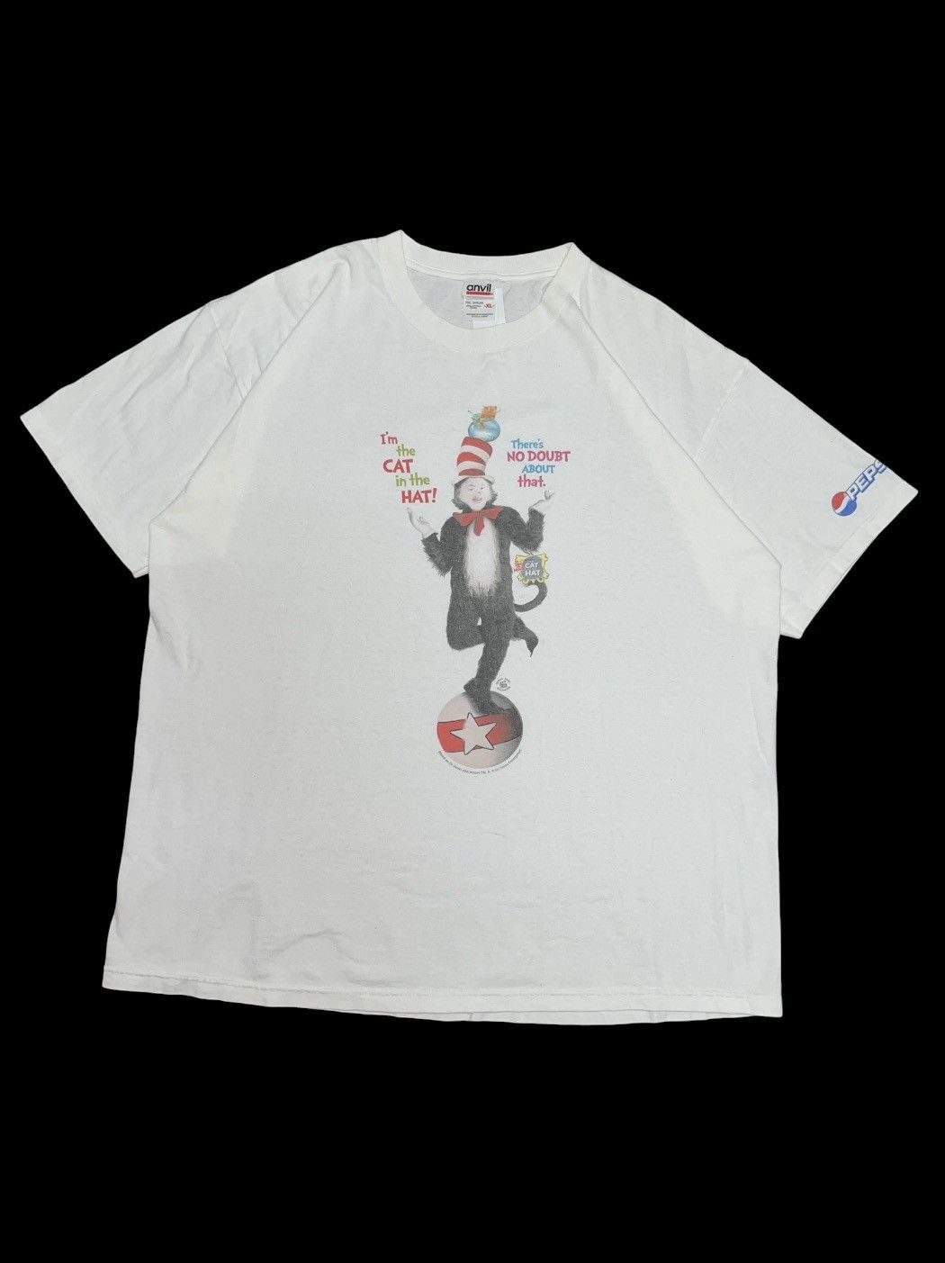 Pepsi Vintage Dr Seuss Movie Promo Shirt 2003 x Pepsi x Rare Size US XL / EU 56 / 4 - 1 Thumbnail