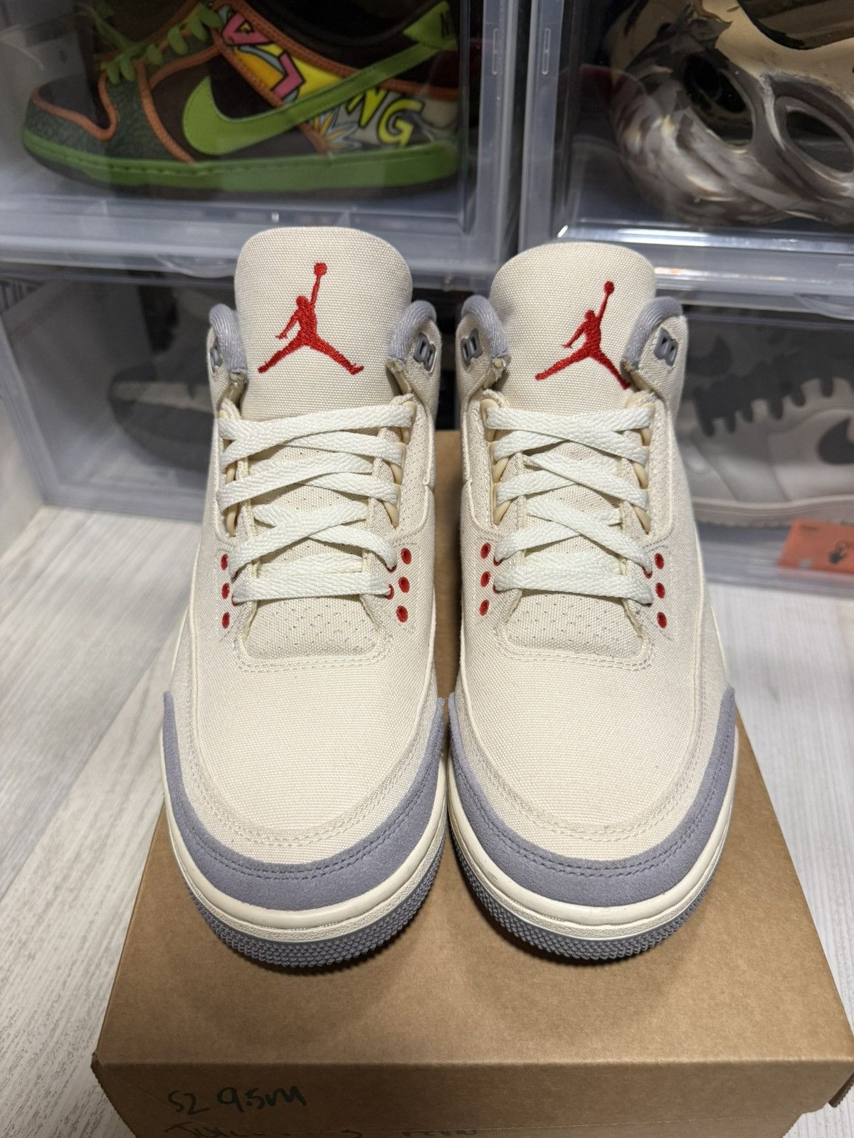 Jordan Brand Air Jordan 3 Retro Muslin Size US 9.5 / EU 42-43 - 4 Thumbnail