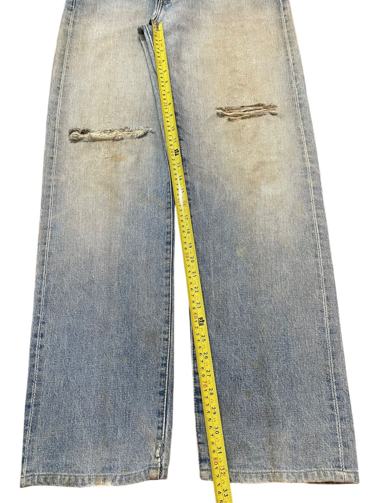 Levi's Vintage 80s Levis 502 Mud Wash Distressed Relaxed Straight Size US 33 - 14 Thumbnail