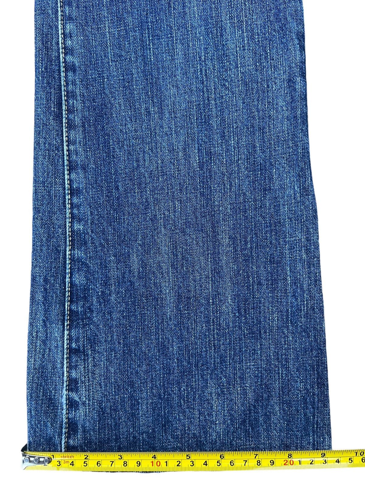 Burgus Plus × Japanese Brand × Le Grande Bleu (L.G.B.) Vintage Japanese Brand Burgus Plus Blue Washed Flare Jeans Size US 33 - 17 Thumbnail