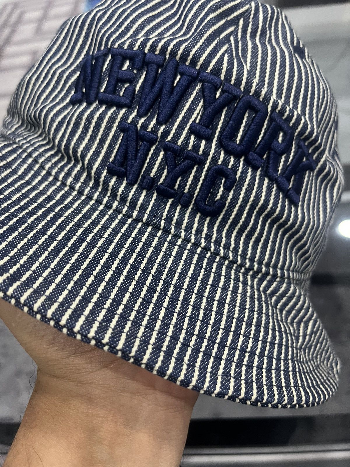 Japanese Brand × Vintage VINTAGE HICKORY BUCKET HAT Size ONE SIZE - 6 Thumbnail