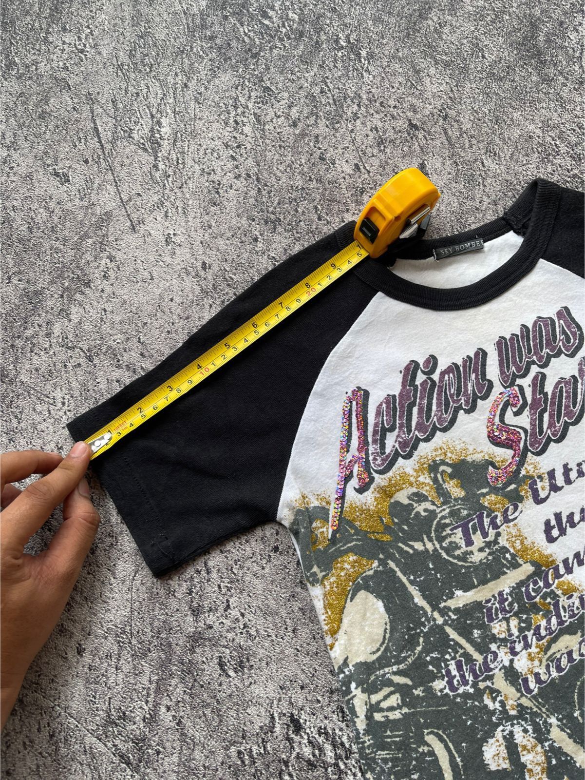 Japanese Brand Y2K Sky Bomber poem tshirt Size S / US 4 / IT 40 - 7 Thumbnail