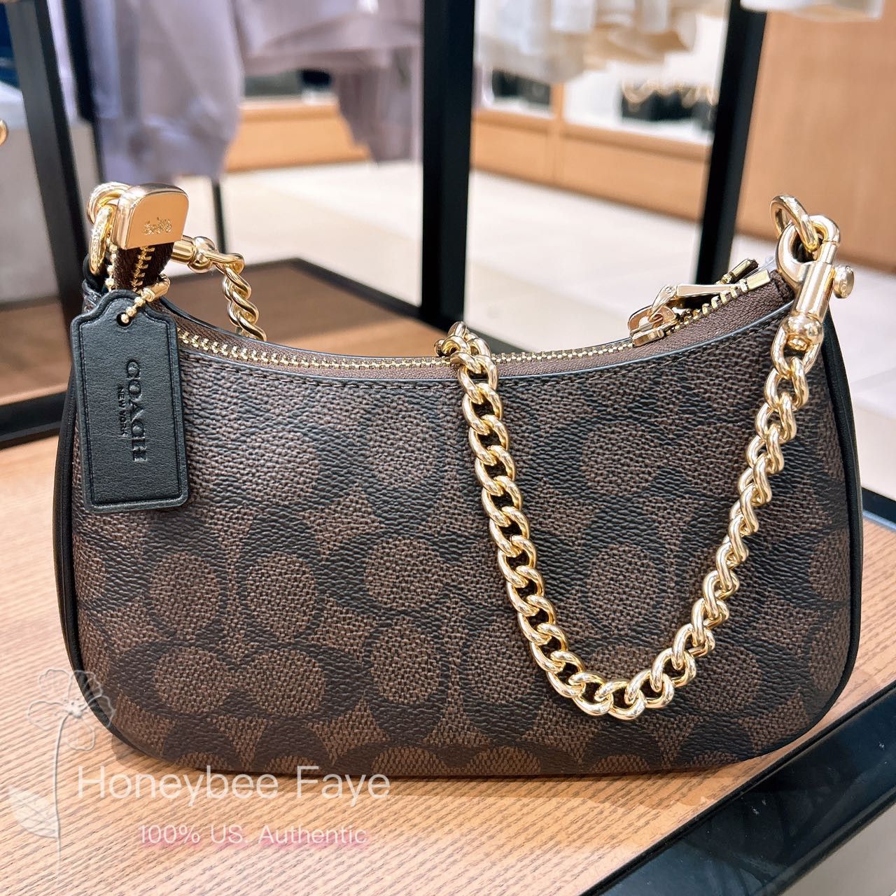 Coach Teri Mini Crossbody Bag In Signature Canvas CW323 Size ONE SIZE - 3 Thumbnail