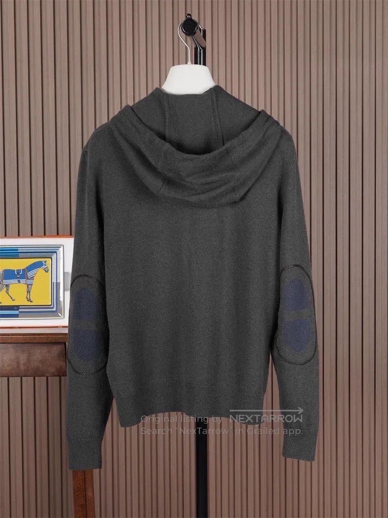 Hermes Hermes Men's Hooded Cashmere Coat Size US M / EU 48-50 / 2 - 2 Thumbnail