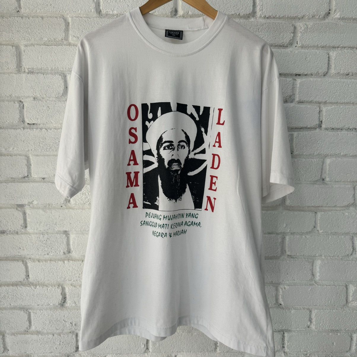 Vintage Osama Bin Laden Tee Size US XXL / EU 58 / 5 - 1 Thumbnail