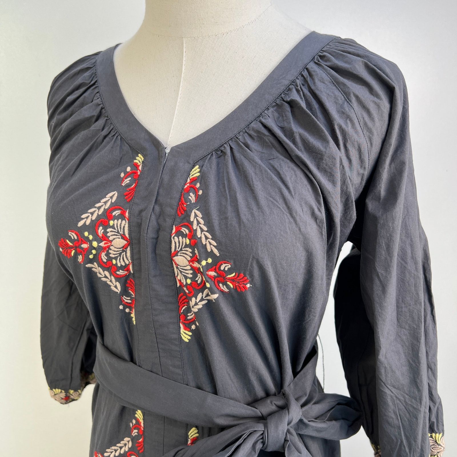 Other Sendero Provisions Mariana Dress Gray Size S / US 4 / IT 40 - 3 Thumbnail