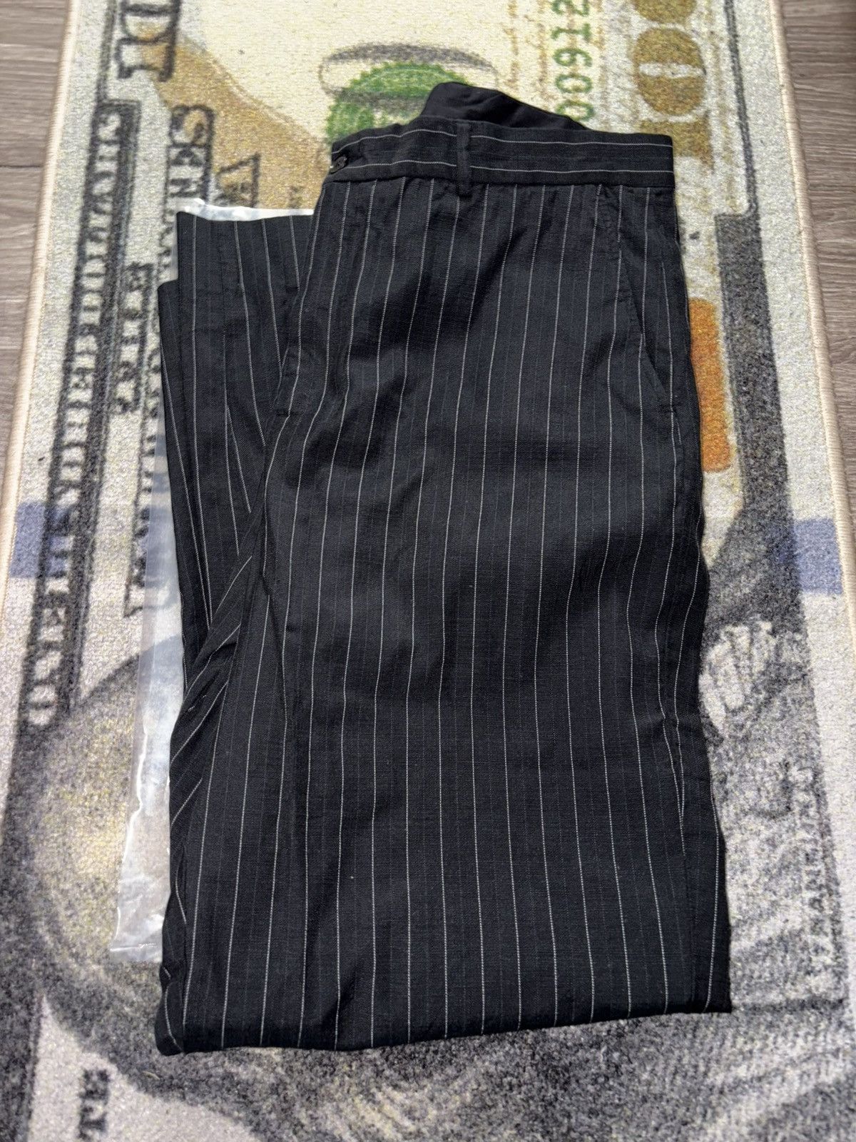 Supreme Lightweight Pinstripe Suit Black (XLARGE)