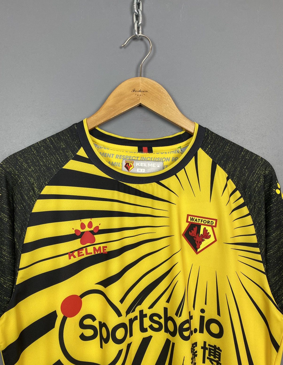 Other Kelme Watford Short Sleeve Football Home Jersey Shirt Size S Size US S / EU 44-46 / 1 - 2 Thumbnail