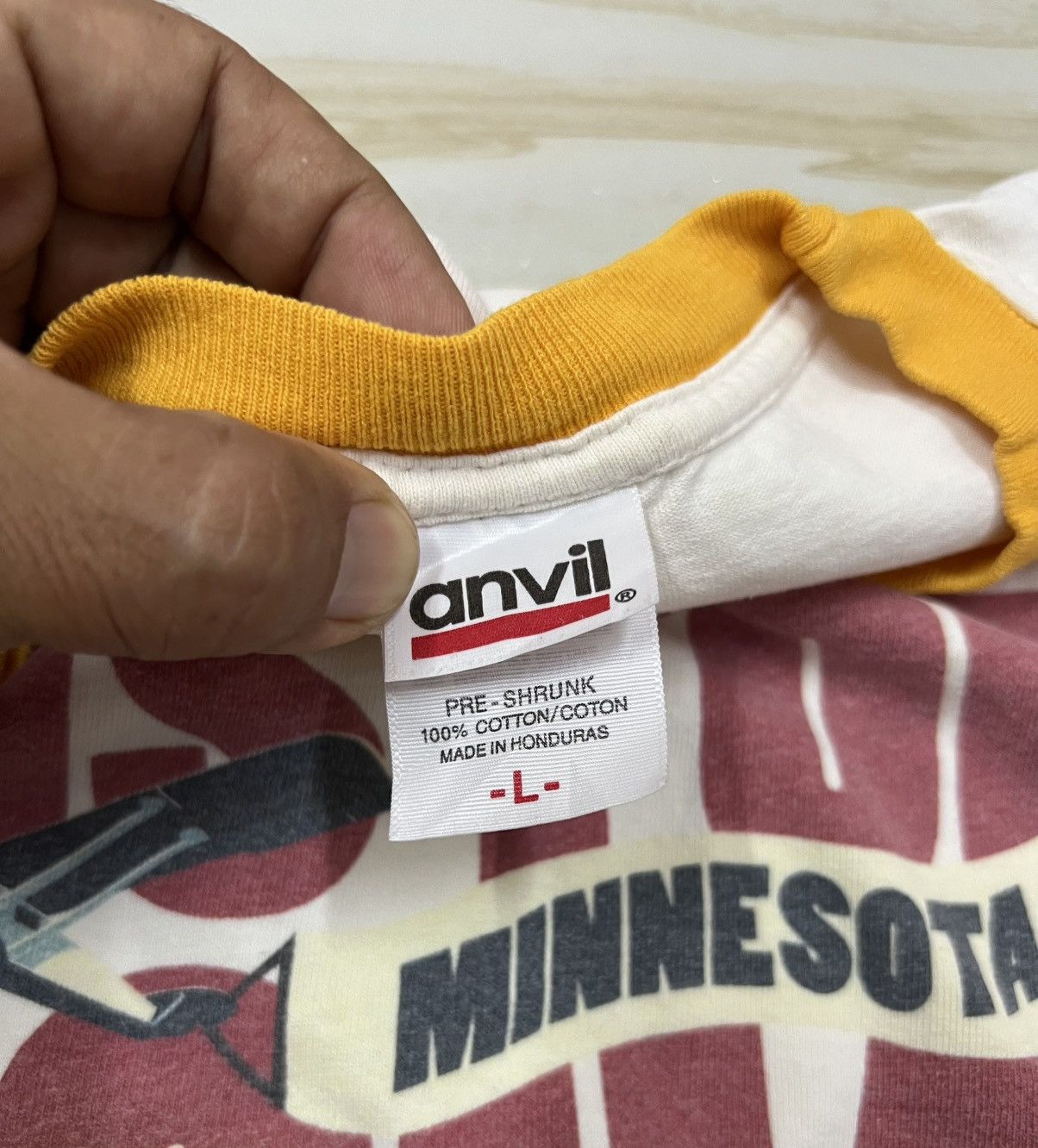 Other History Minnesota Squad Ringer Tee Size US L / EU 52-54 / 3 - 8 Thumbnail