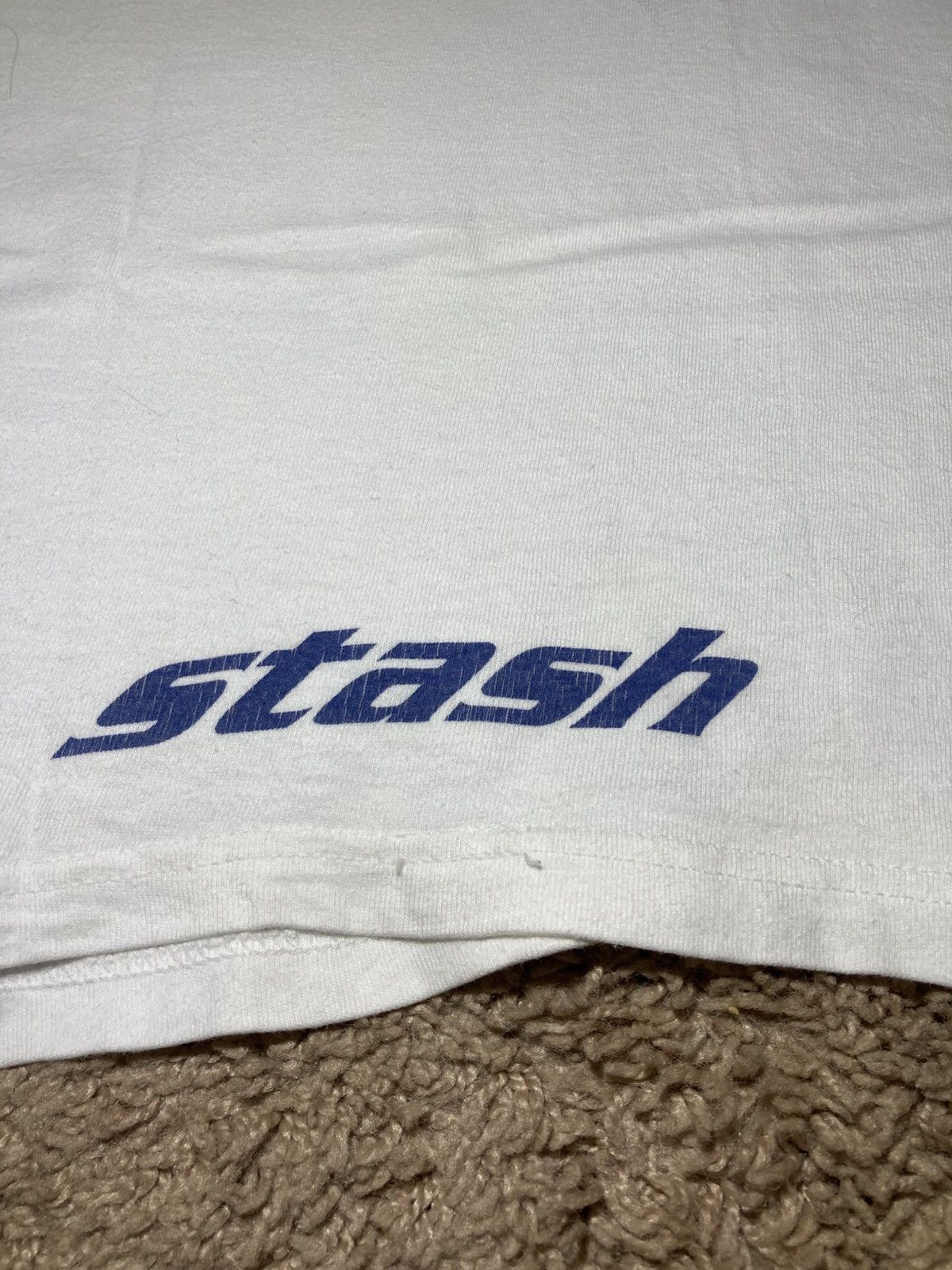 Bape 1998 Bape Stash Busy Works Ape Head Blue Graffiti Art 90s Size US L / EU 52-54 / 3 - 7 Thumbnail