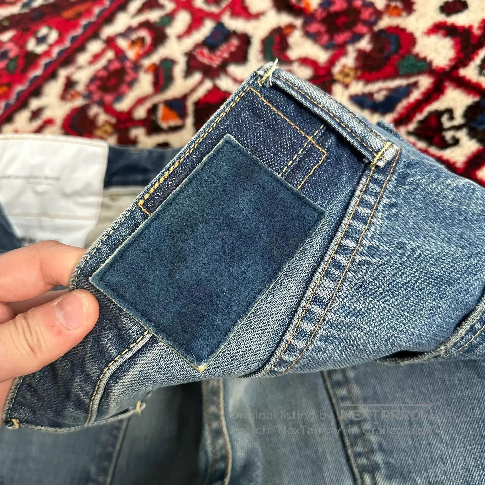 Visvim Blue Distressed Denim Jeans. Size US 34 / EU 50 - 7 Thumbnail