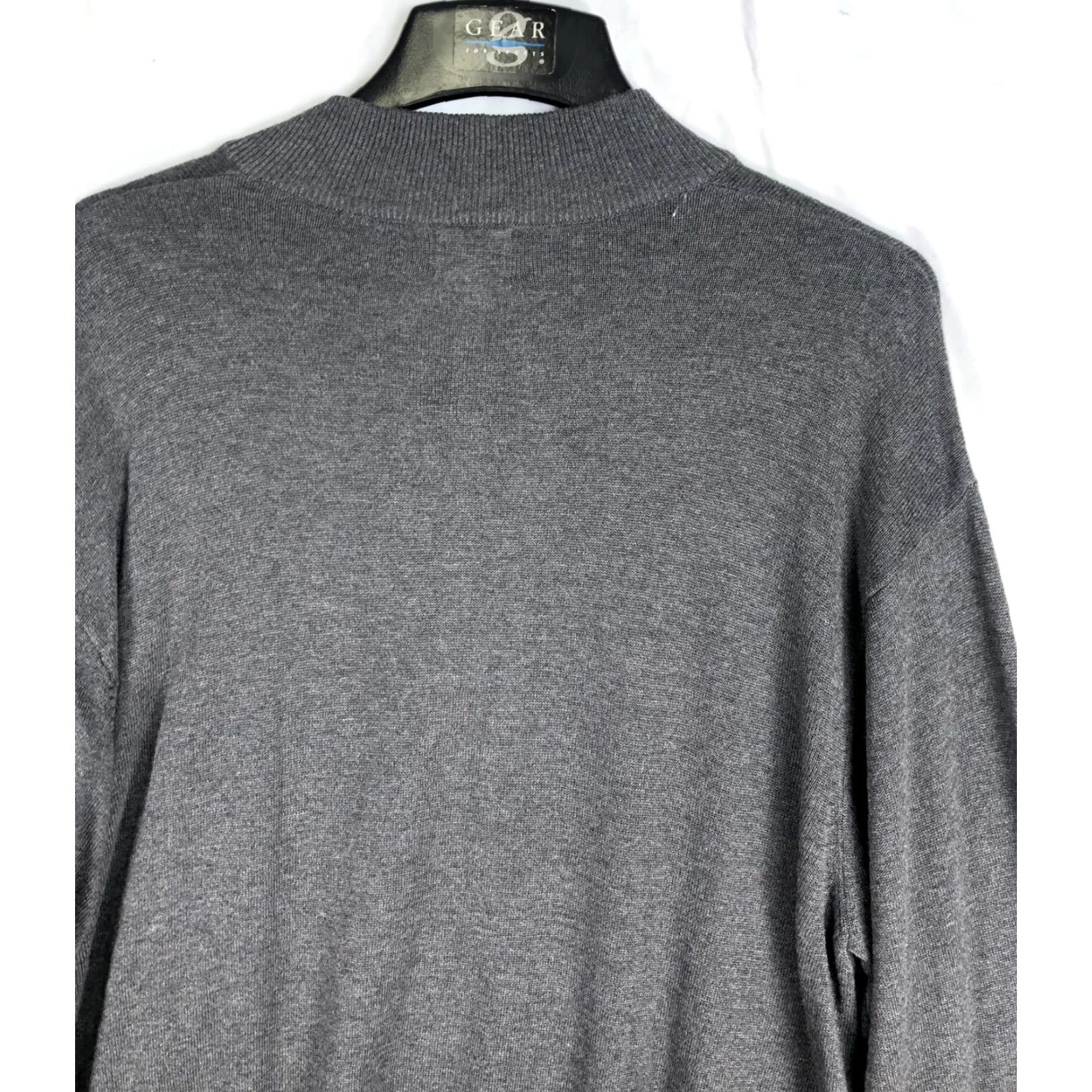 Vintage Greg Norman Sweater Adult XL Gray Pullover 1/4 Zip Golf GRAND GENEVA BT23 Size US XL / EU 56 / 4 - 6 Thumbnail