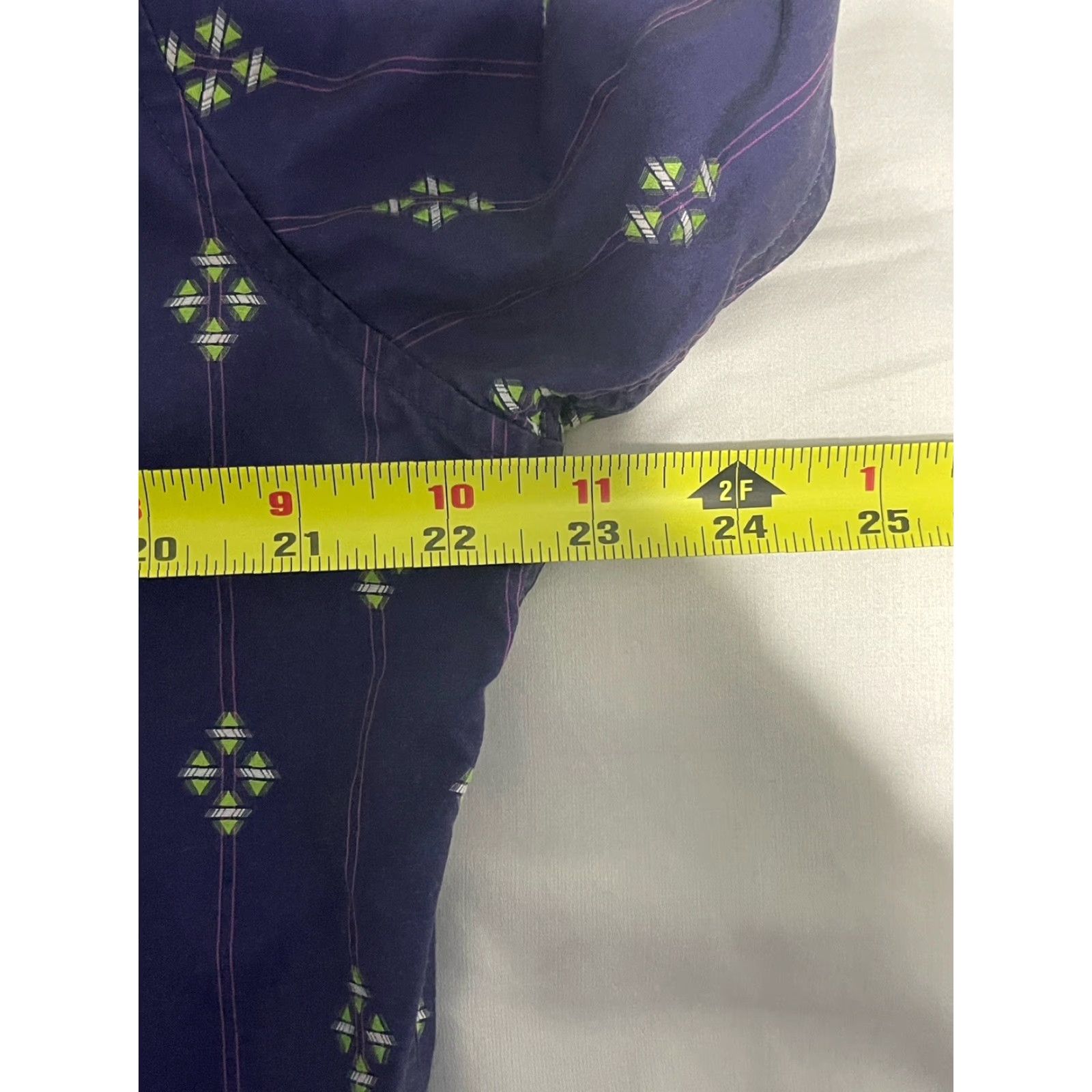 Robert Graham Robert Graham Shirt Mens M Purple Geometric Long Sleeve Button Up Shirt Size US M / EU 48-50 / 2 - 3 Thumbnail