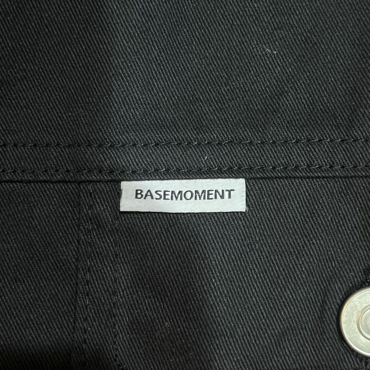Japanese Brand basemoment jesuits cross black denim jacket Size US L / EU 52-54 / 3 - 4 Thumbnail