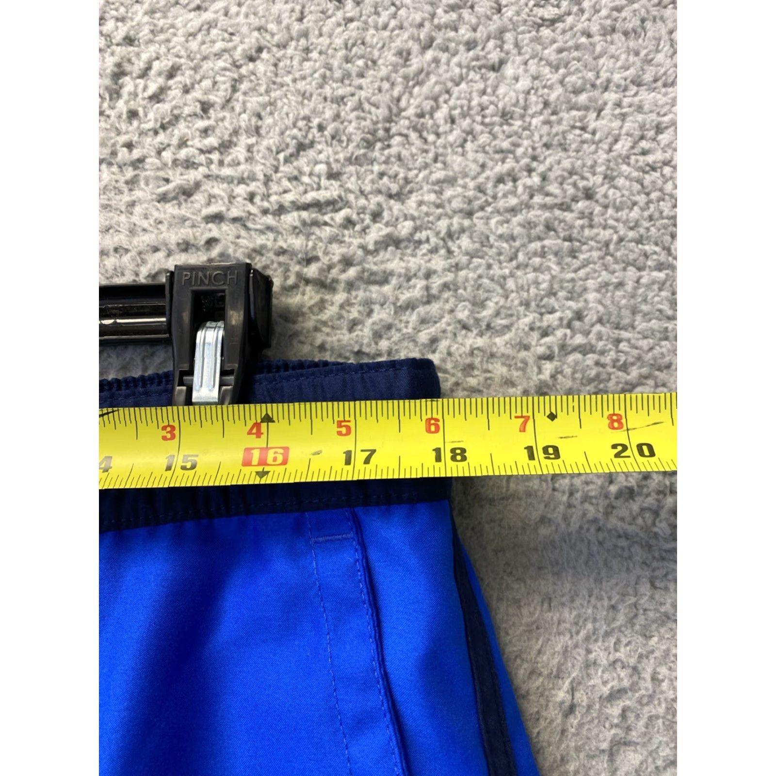 Lands' End Lands' End Mens Trunks Beach Colorful Blue Lined Swim Shorts 10in Inseam Regular Waist 36in Flat Front Pockets Easy Care Size US 33 - 3 Thumbnail