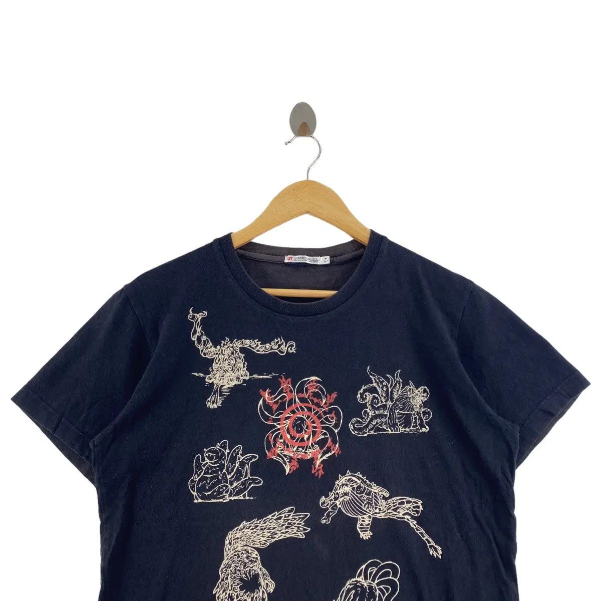 Uniqlo NARUTO SHIPPUDEN x UNIQLO Anime Ninja Hokage Tee Shirt Top Size US M / EU 48-50 / 2 - 3 Thumbnail