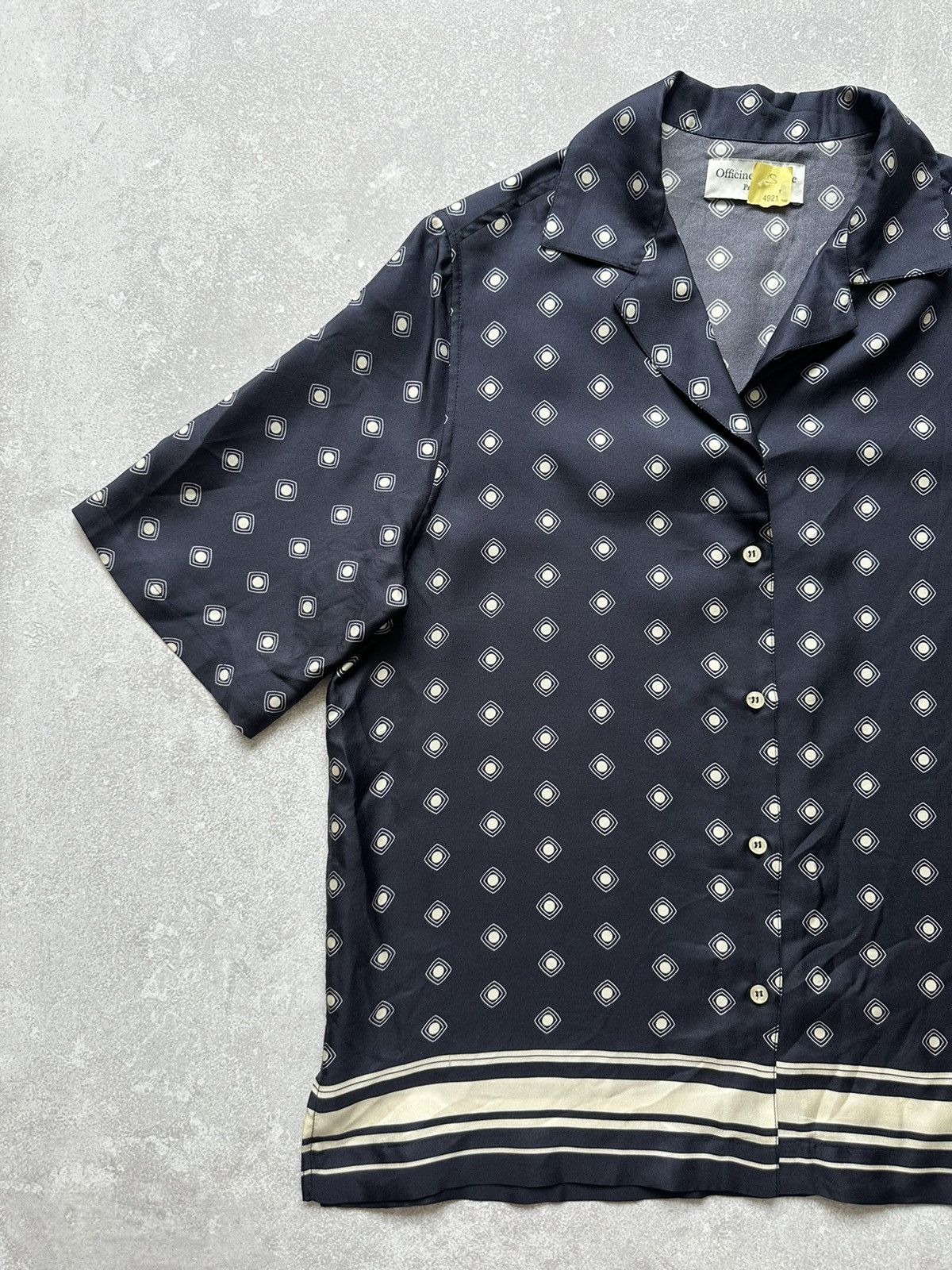Officine Generale OFFICINE GÉNÉRALE Christelle Printed Silk-Twill Shirt Luxury Size M / US 6-8 / IT 42-44 - 2 Thumbnail